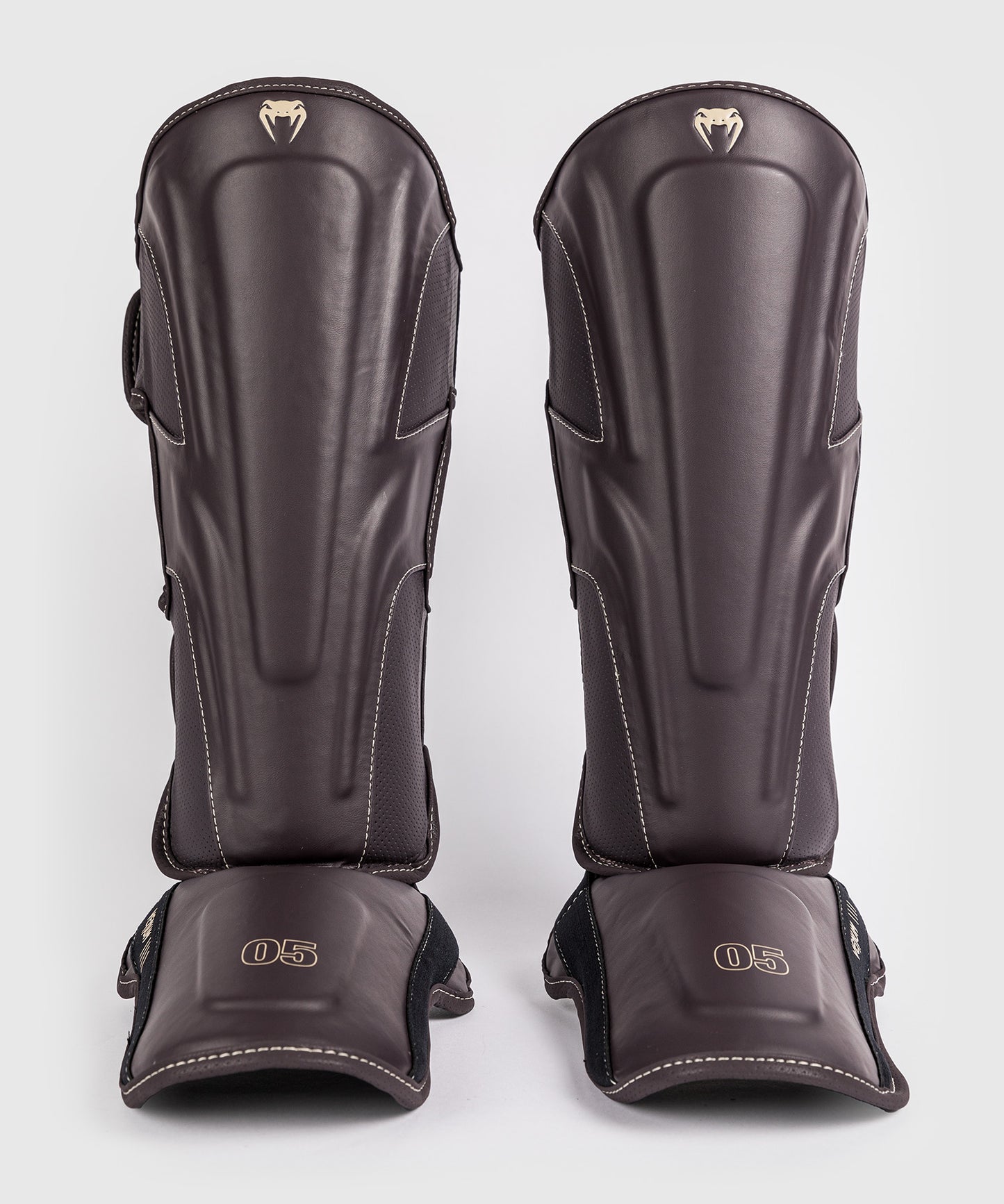 Venum Impact Evo Espinilleras - Chocolate