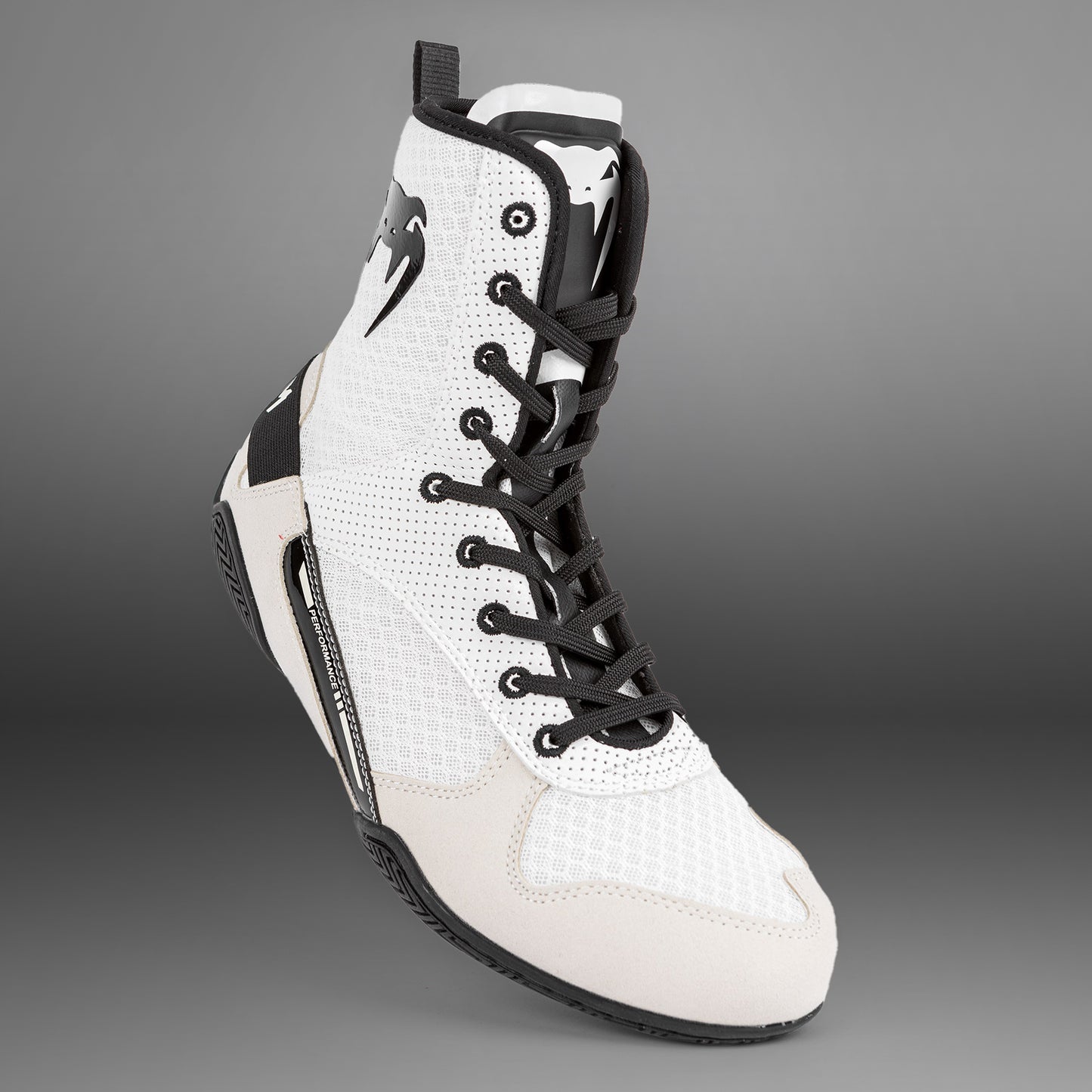 Venum Elite Zapatillas de Boxeo - Blanco/Negro