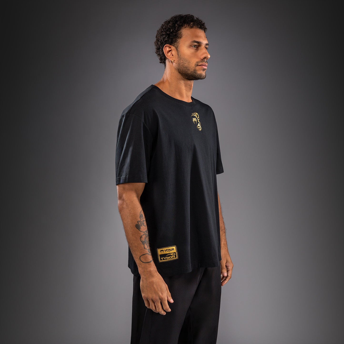 Venum x Mike Tyson Tiger Camiseta Tiger - Negro/Oro
