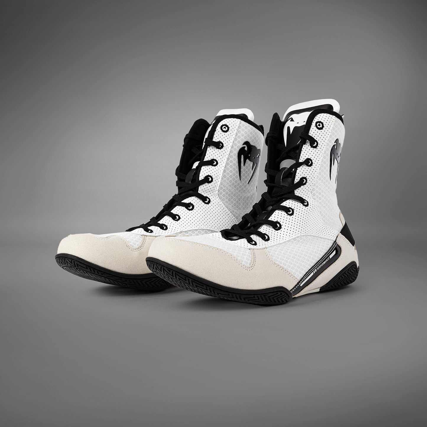 Venum Elite Zapatillas de Boxeo - Blanco/Negro
