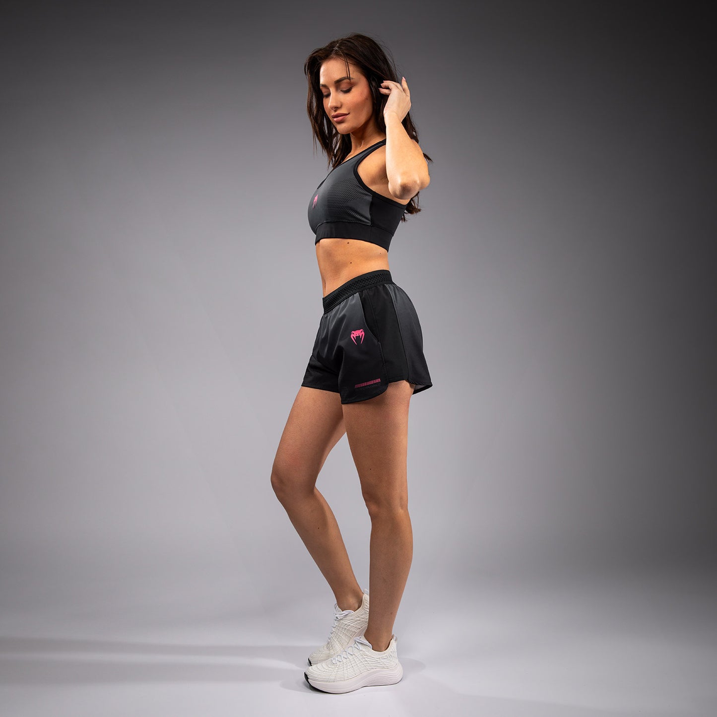 Venum Tactical XT Training Shorts Mujer - Negro/Gris Tormenta