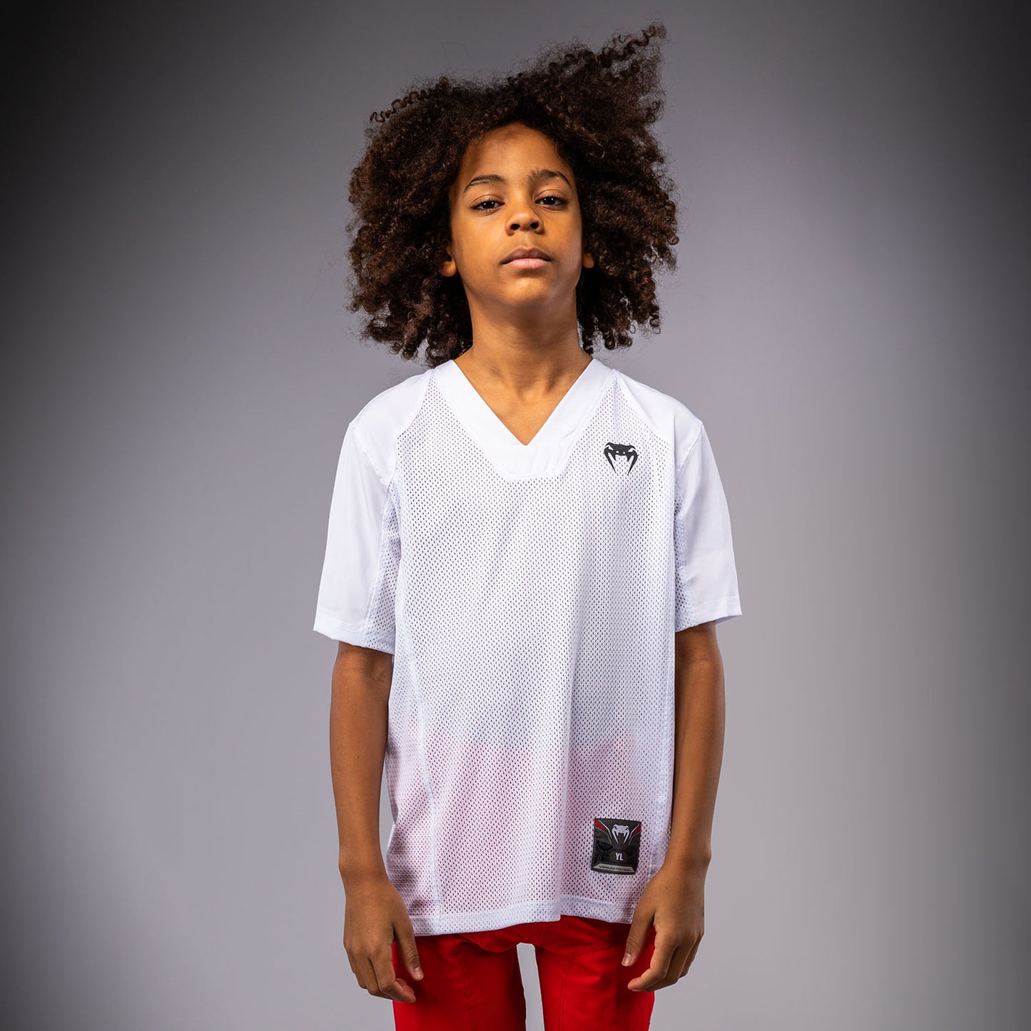 Venum Elite Football Camiseta de Fútbol Manga Corta Para Niños - Blanco