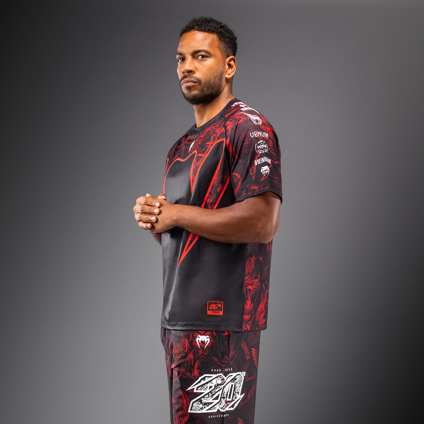 Venum 20th Anniversary Camiseta Dry Tech - Negro/Rojo