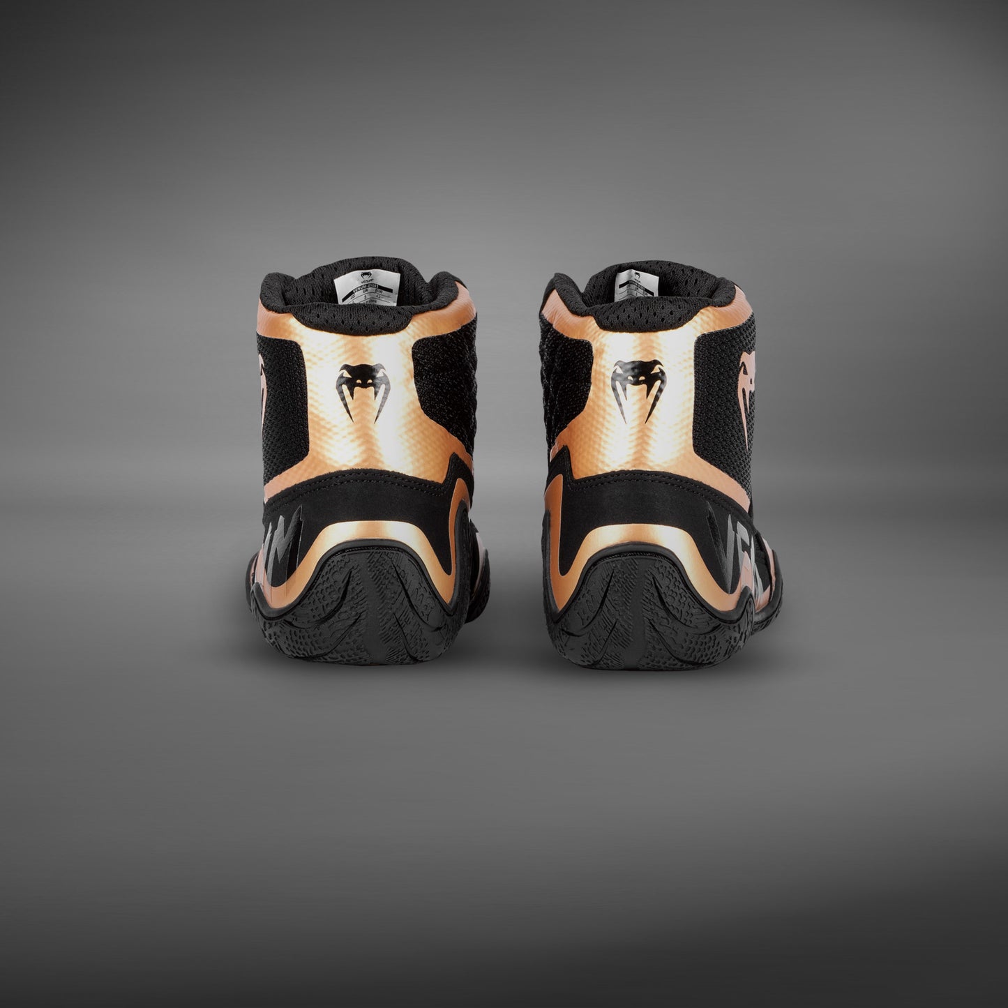 Venum Elite Zapatillas de Lucha - Negro/Bronce