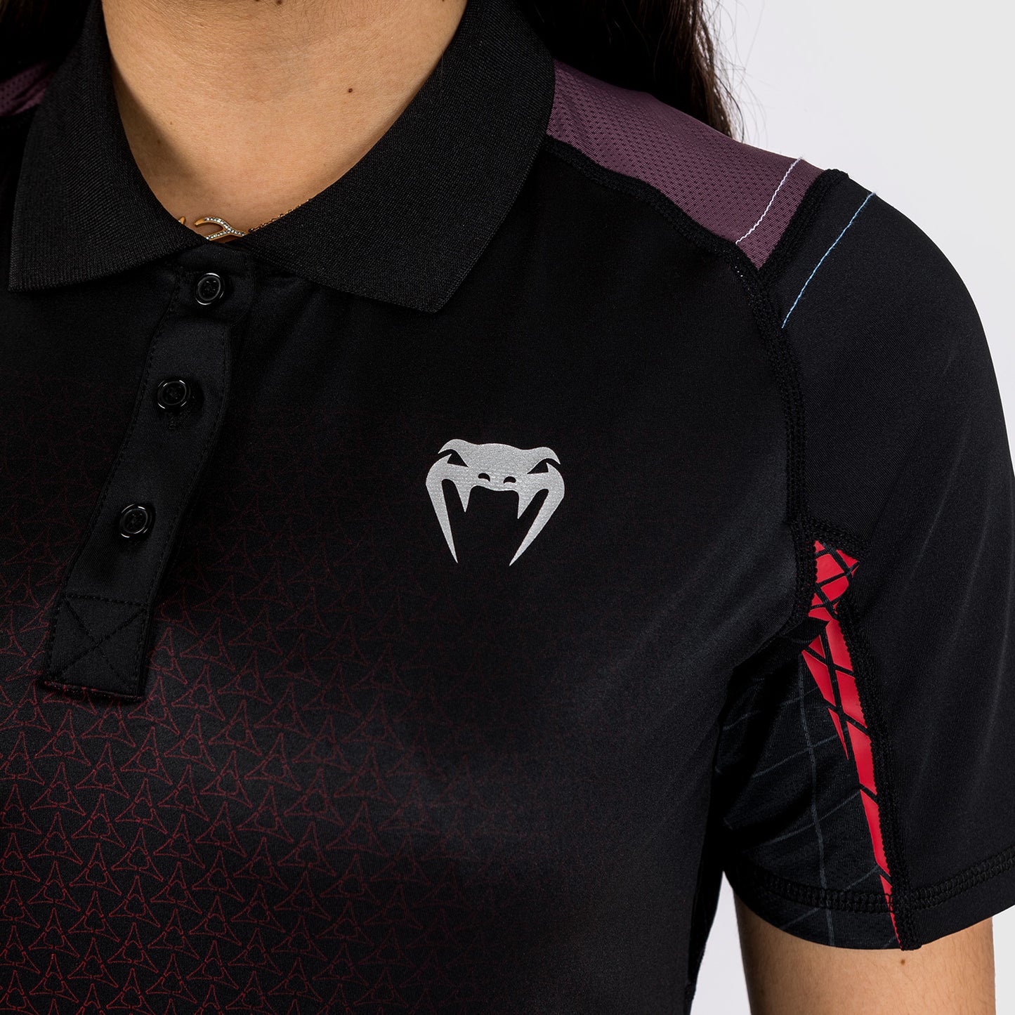 Venum x Dodge Banshee Polo de mujer Dry Tech - Negro