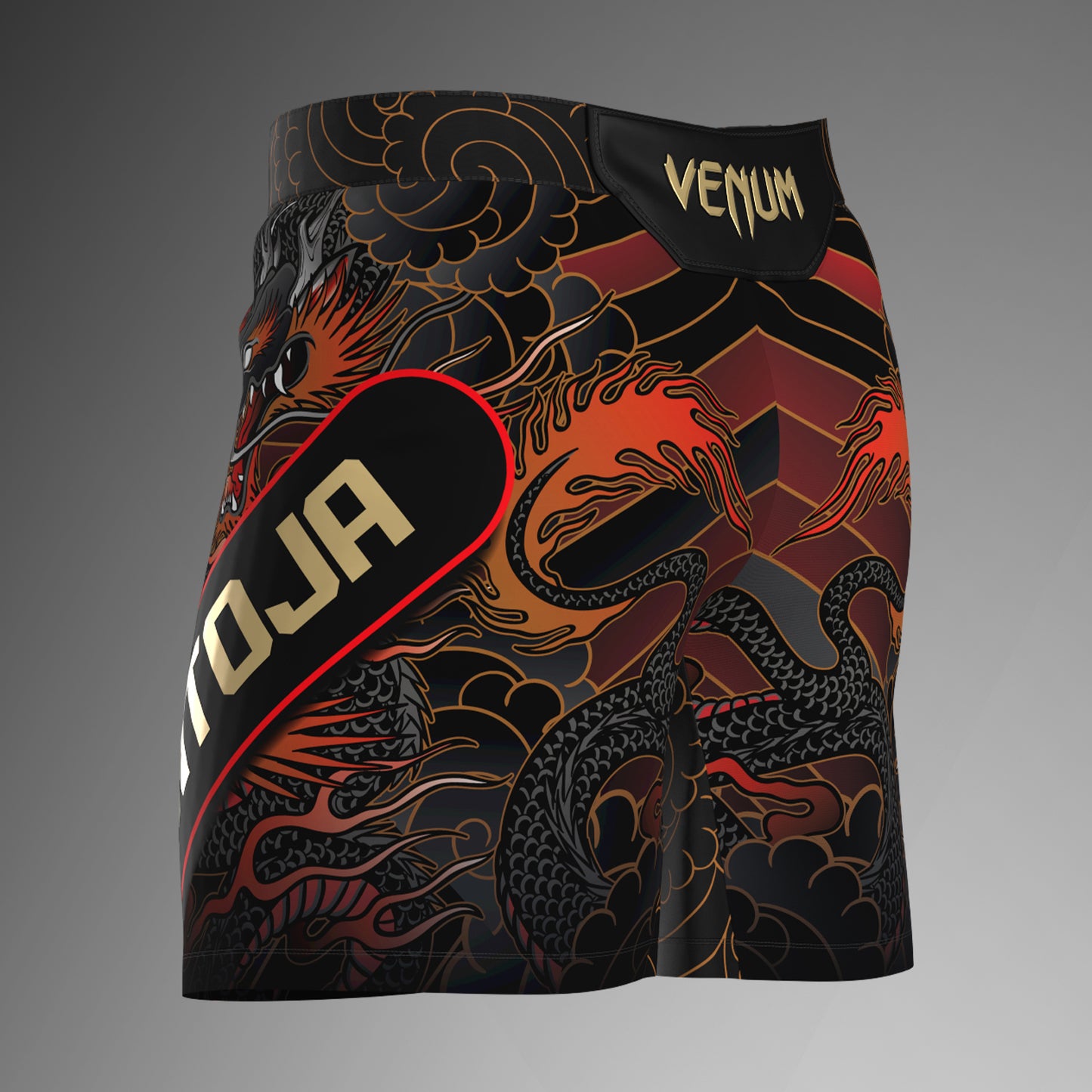 UFC Unrivaled by Venum Pantalón corto de lucha Alexandre Pantoja para hombre - Rojo