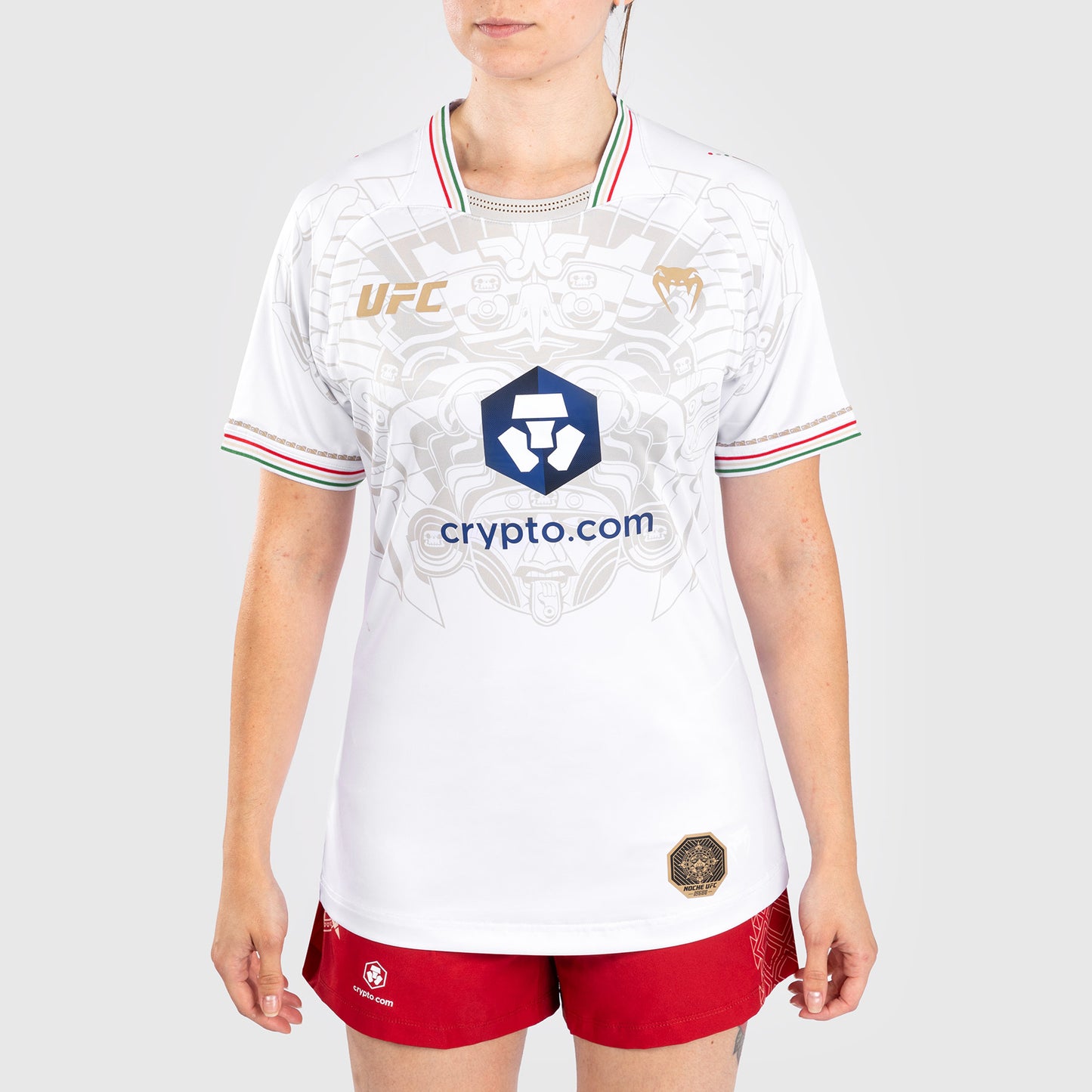 Noche UFC by Venum Authentic Fight Night Camiseta Dry Tech Mujer - Blanco