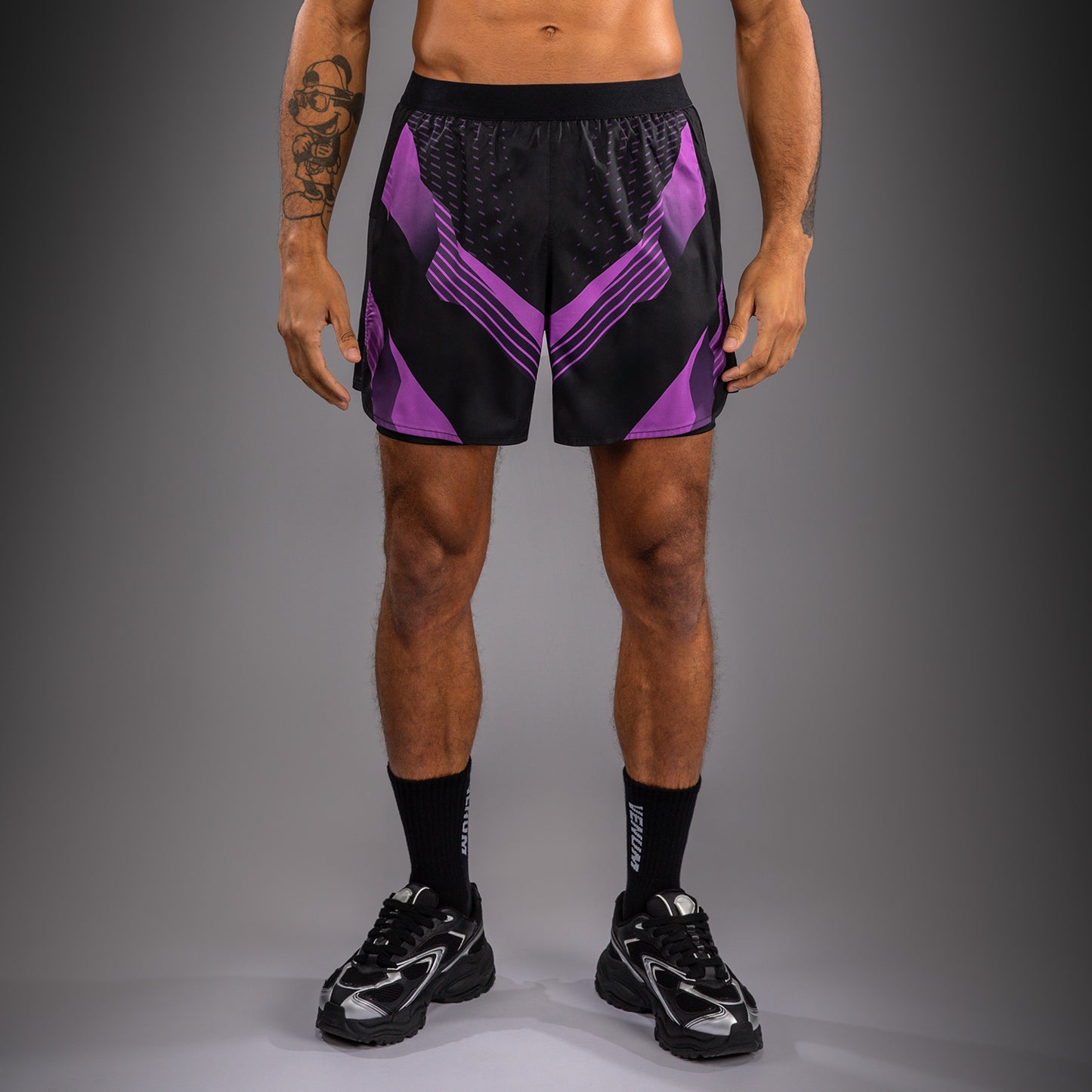 Venum No-Gi 6.0 Pantalón Corto de Entrenamiento - Negro/Morado