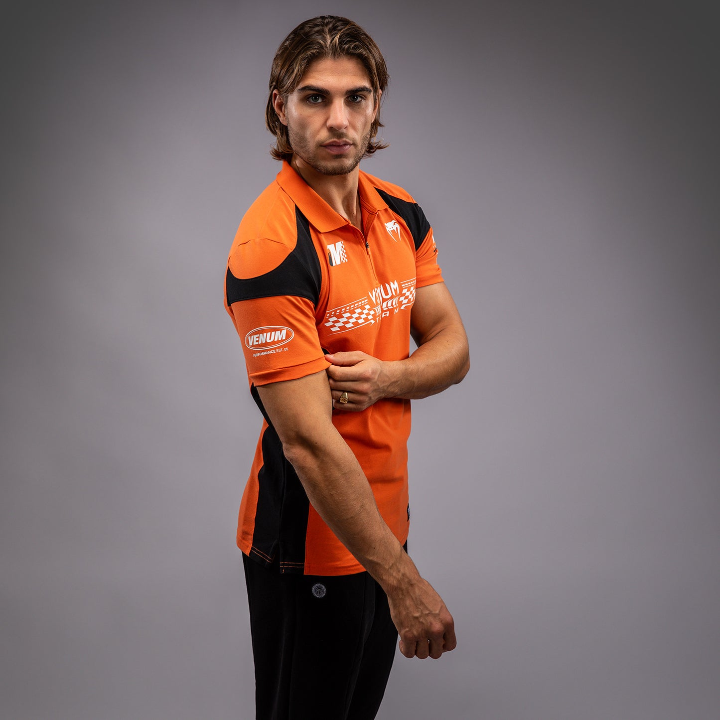 Venum Motorsport Polo de Algodón - Mandarina