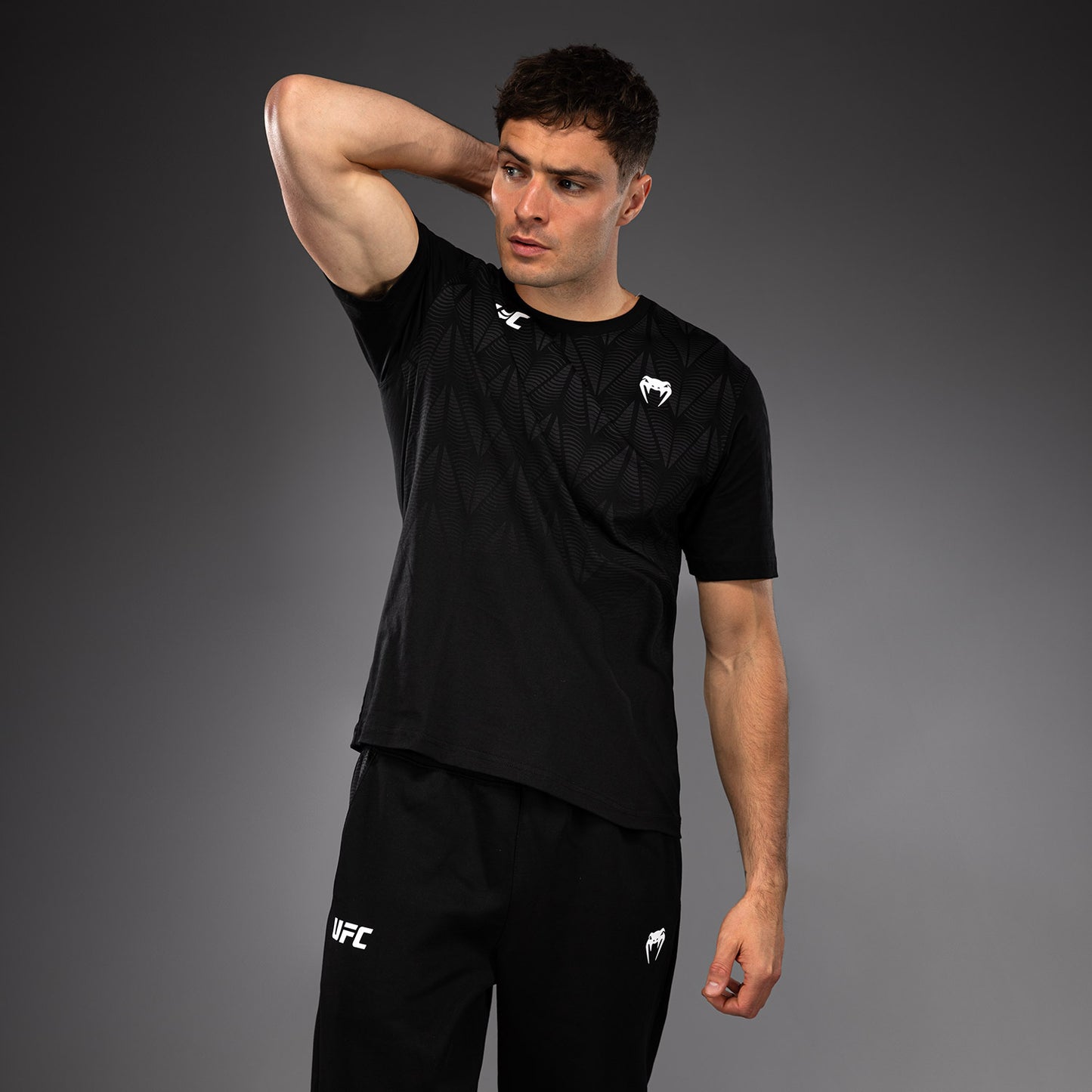 UFC Zenith by Venum Replica Camiseta Hombre - Negro