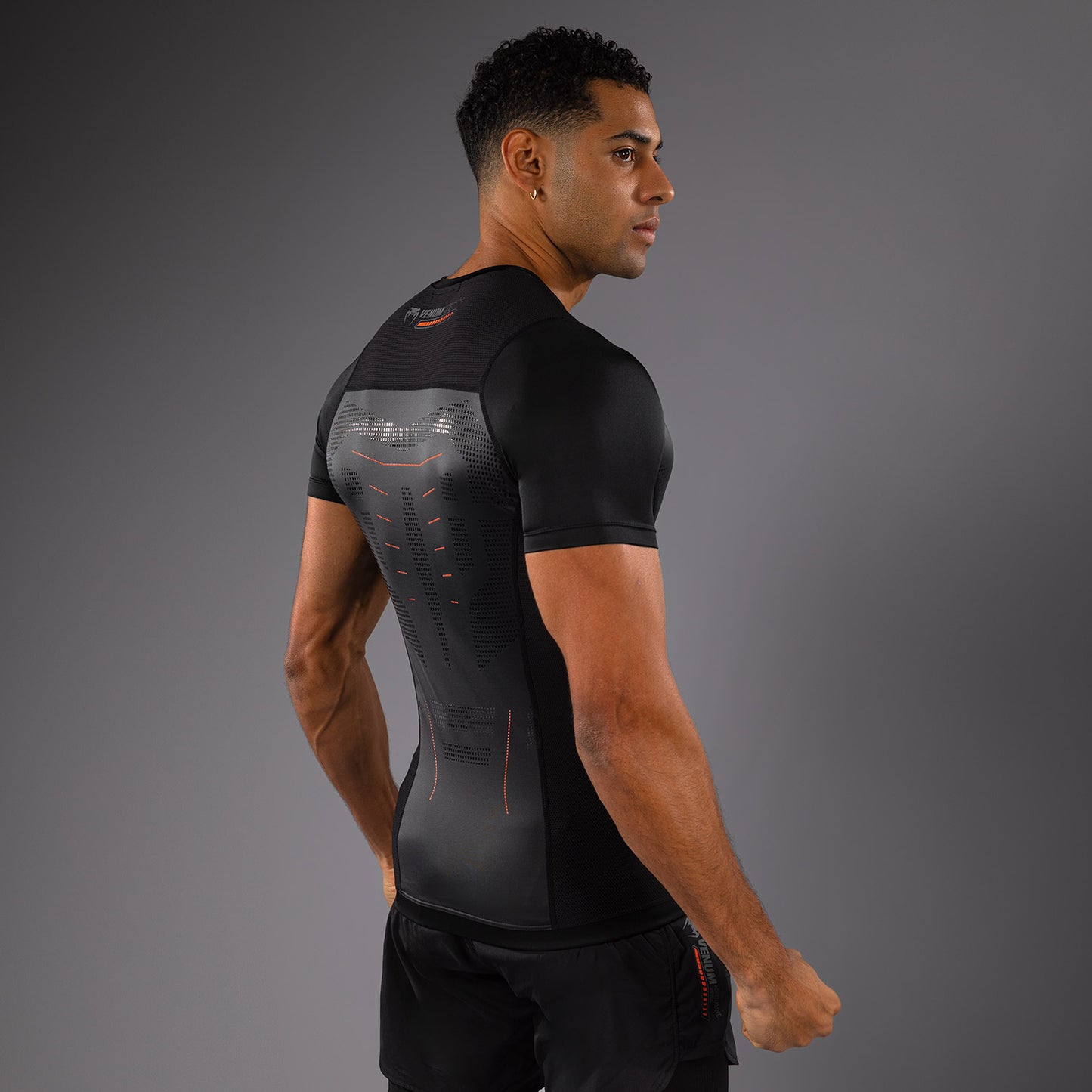 Venum Technical 3.0 Camiseta de Manga Corta Rashguard - Grafito