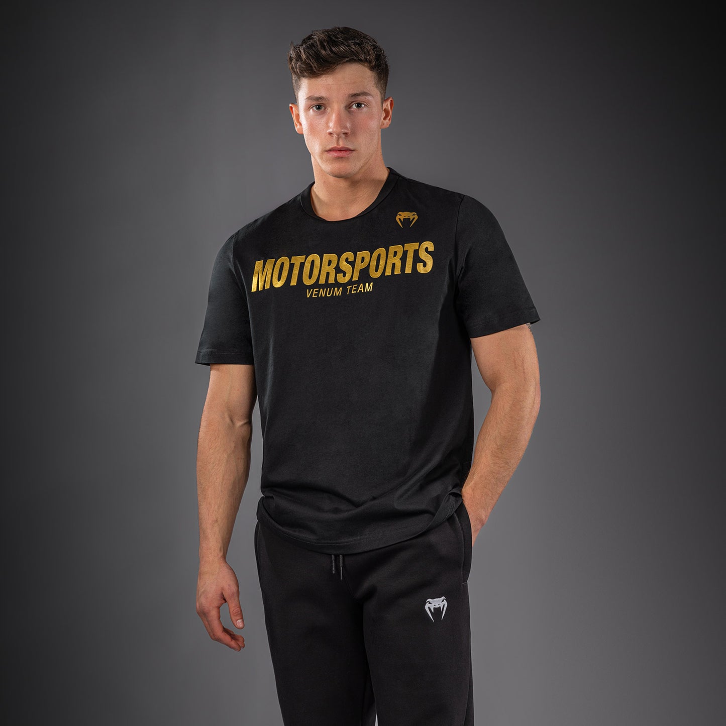 Venum Motorsports VT Camiseta - Negro/Oro