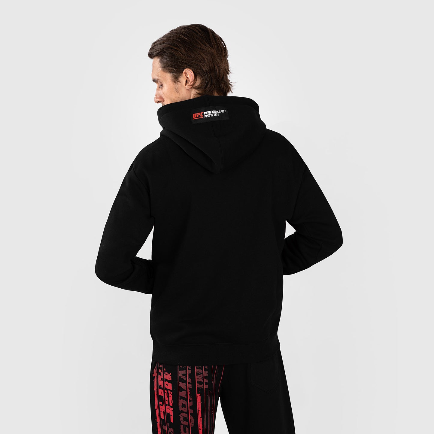 UFC Venum Performance Institute 2.0 Sudadera con Capucha para Hombre - Negro/Rojo