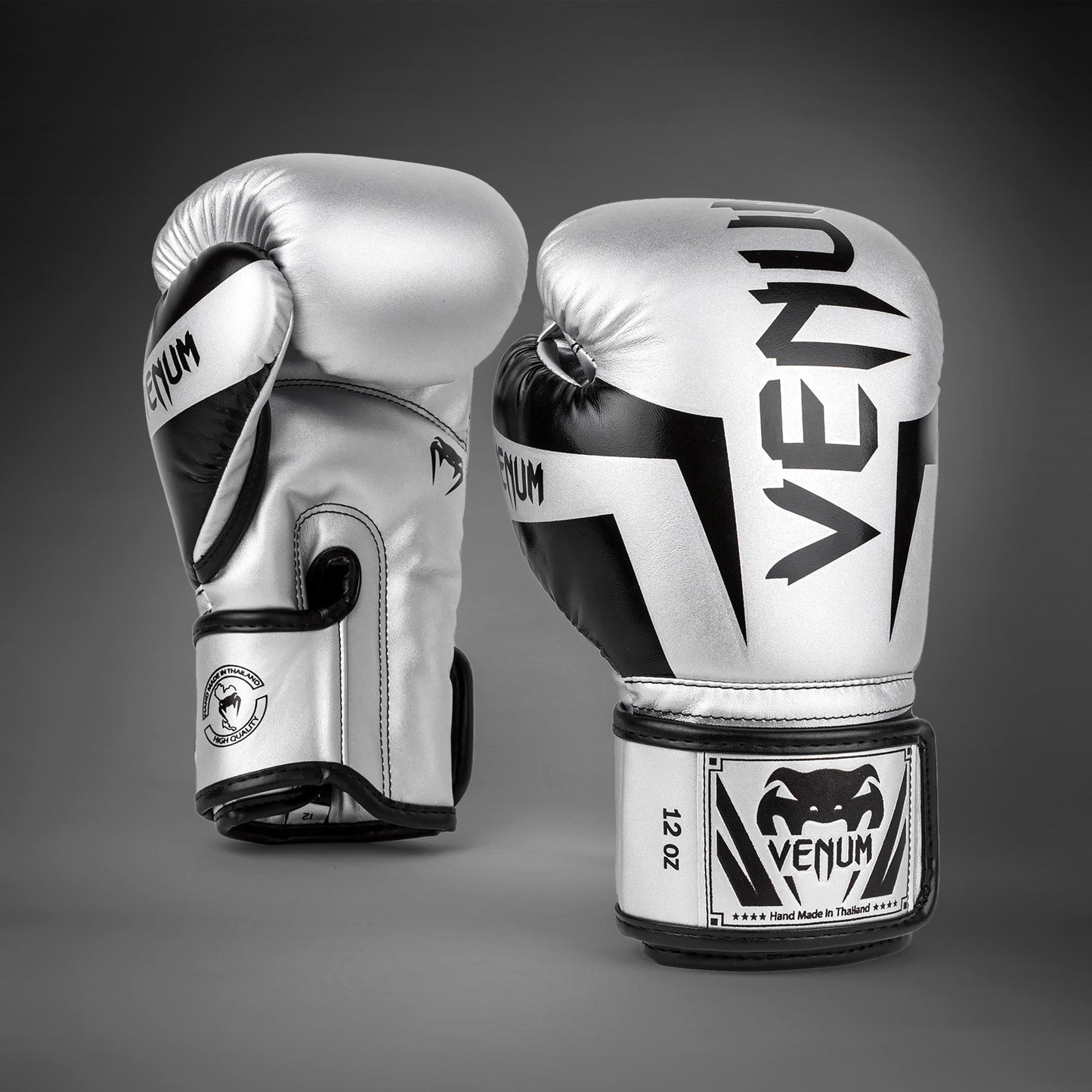 Venum Elite Guantes de boxeo - Plata/Negro