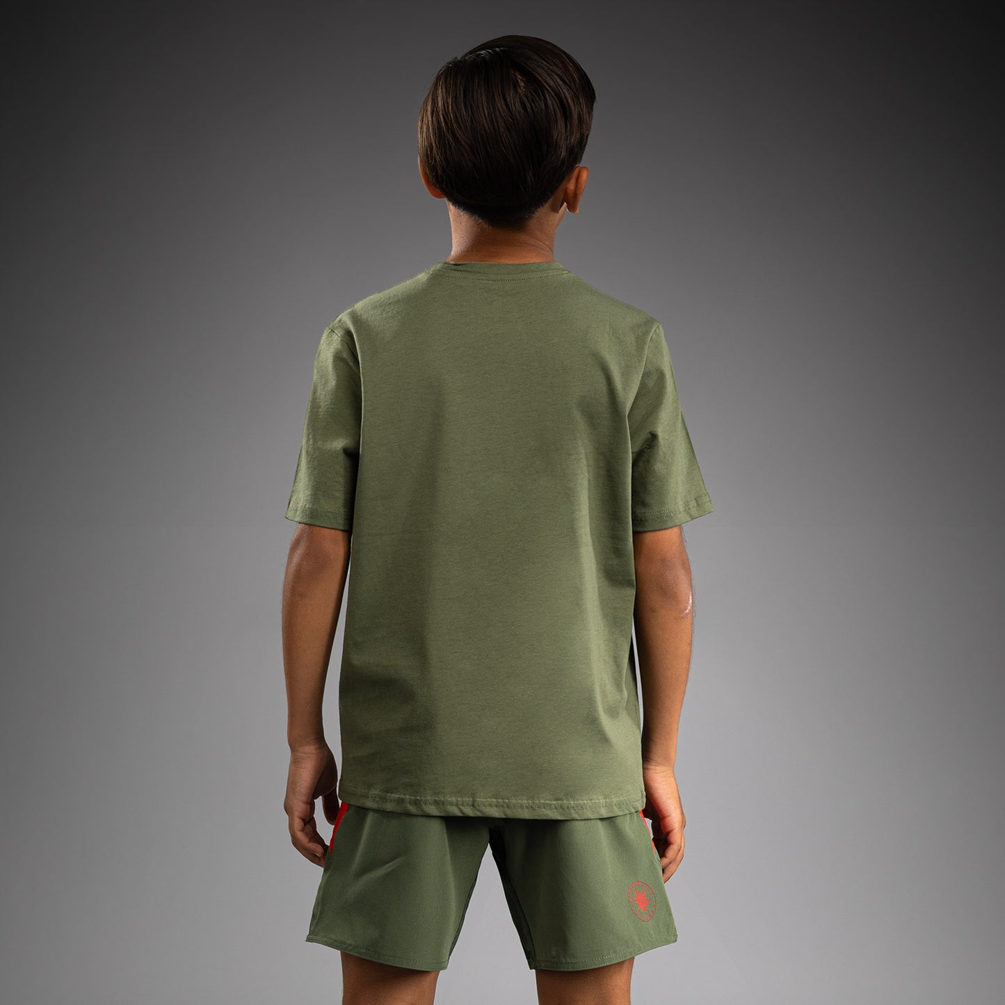 Venum Contender Camiseta para Niños - Verde Militar/Naranja