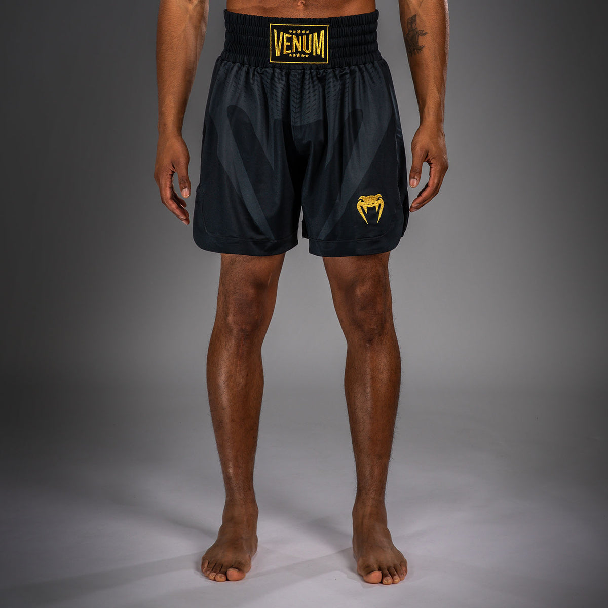 Venum Attack Pantalón corto de boxeo - Negro/Dorado