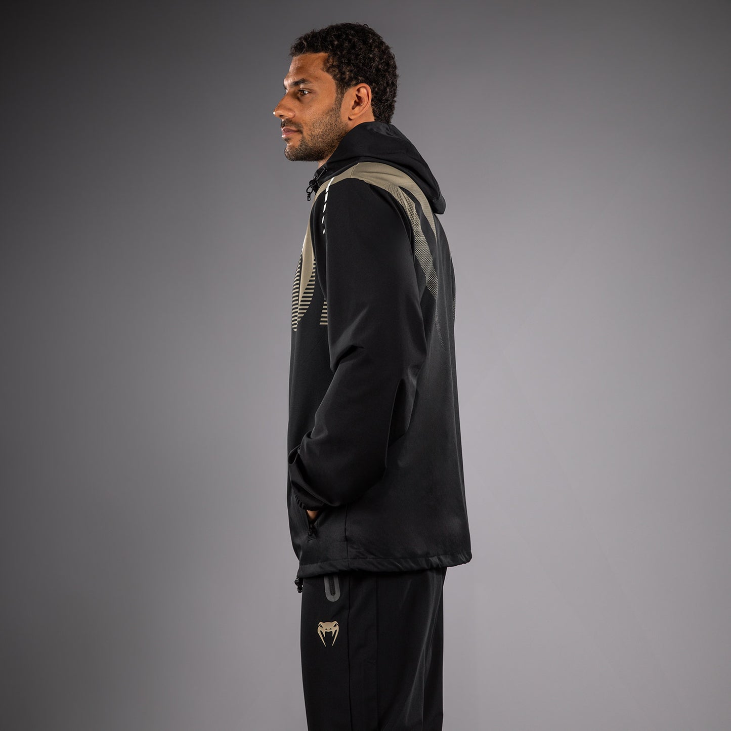 Venum Adrenaline Chaqueta Deportiva – Negro/Arena