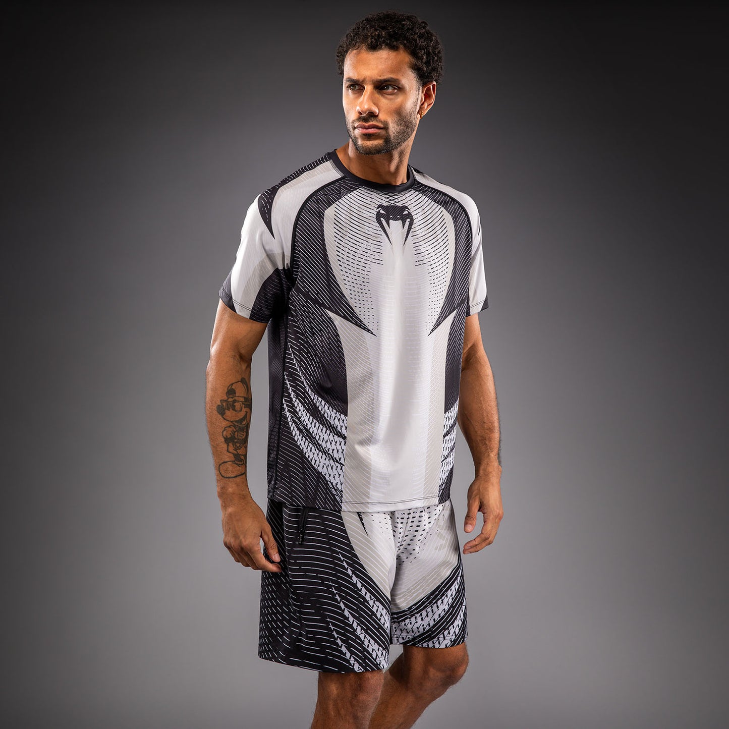 Venum Galactic 3.0 Camiseta Dry Tech - Blanco Hueso/Negro
