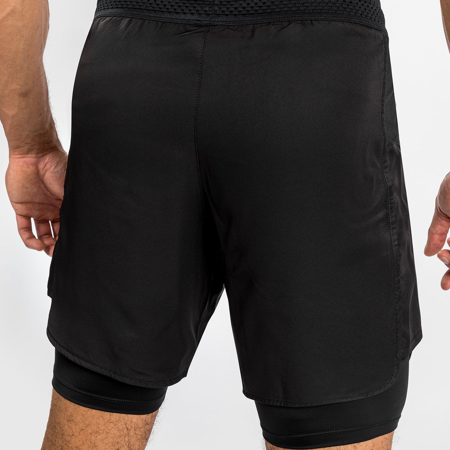 Venum Attack Pantalones Cortos de Lucha para Hombre - Negro