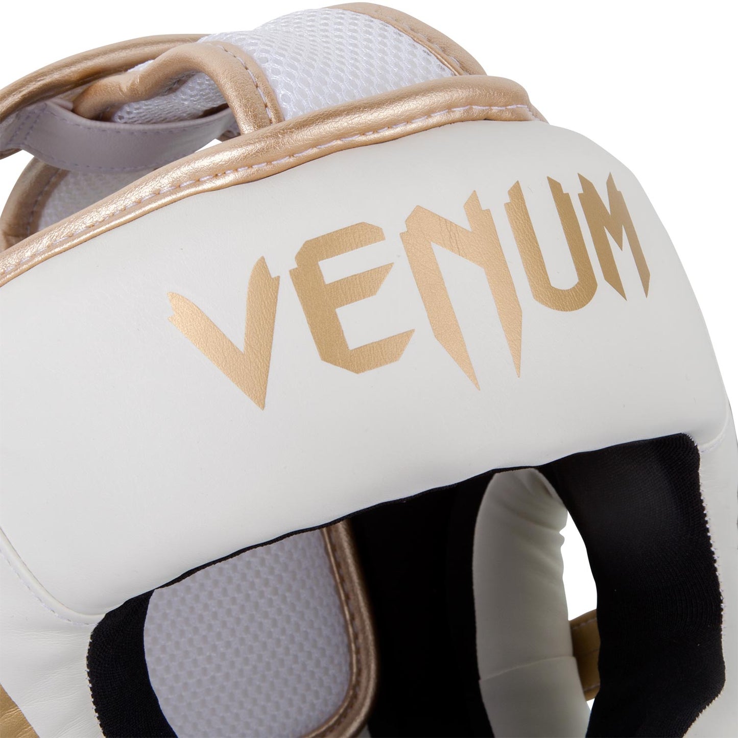 Casco Venum Elite - Blanco/Oro