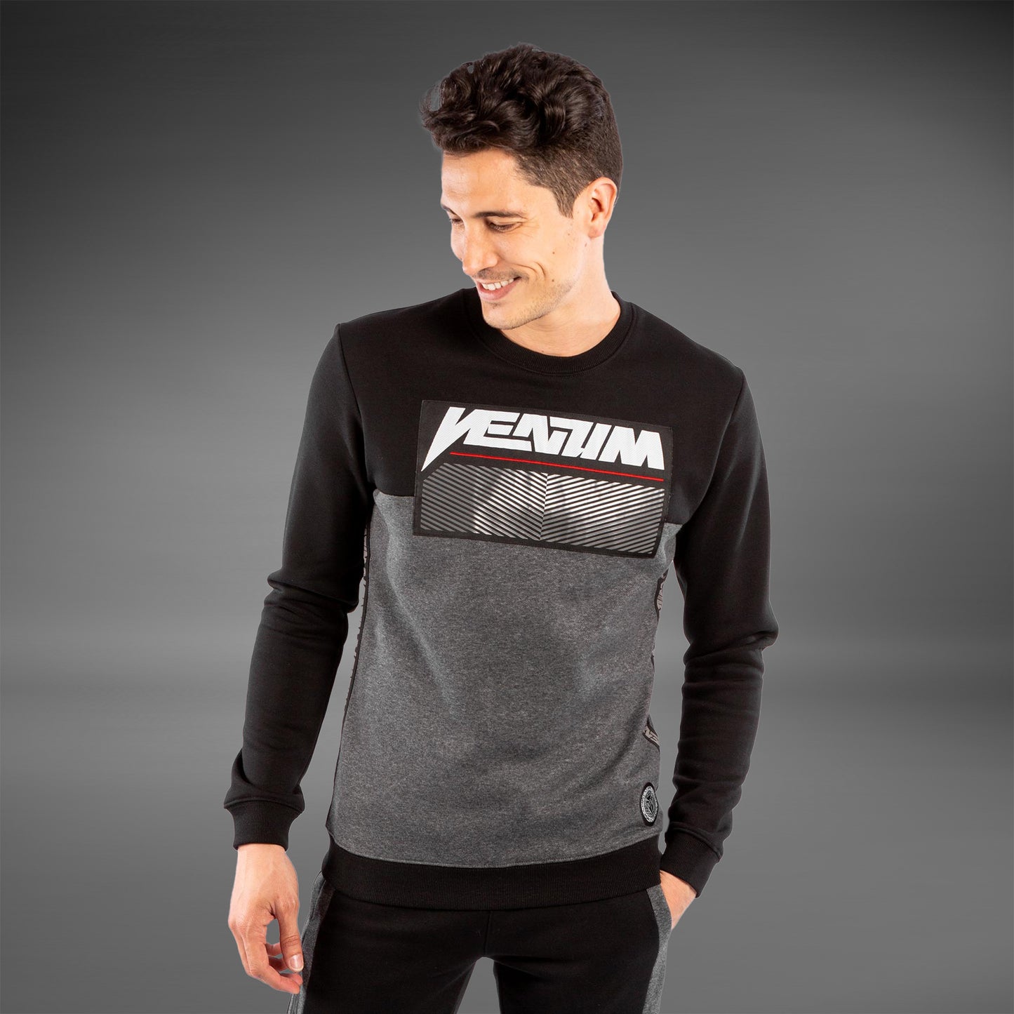Sudadera Venum Rafter - Gris Jaspeado Oscuro