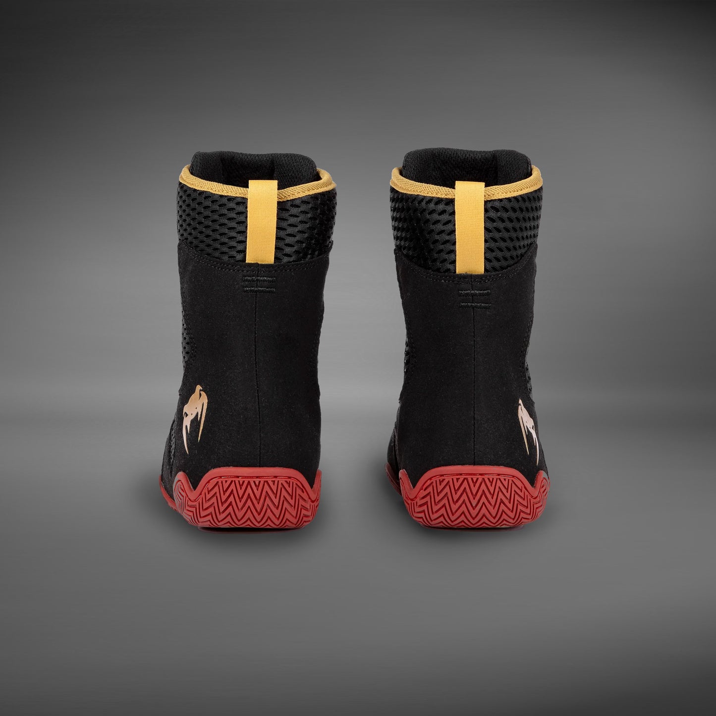 Venum Contender Calzado de Boxeo - Negro/Dorado/Rojo