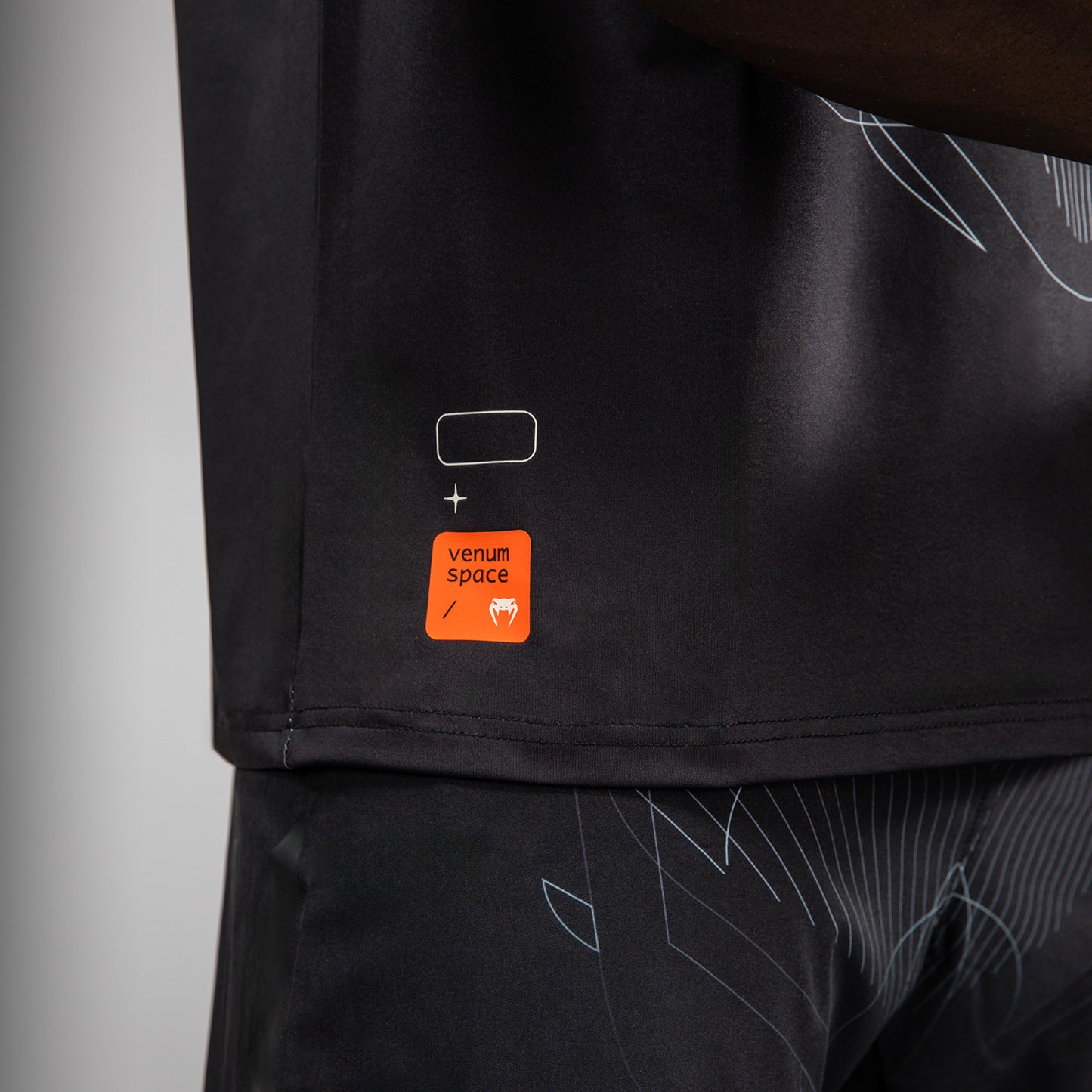 Venum Eclipse Camiseta Dry-Tech – Negro/Plata