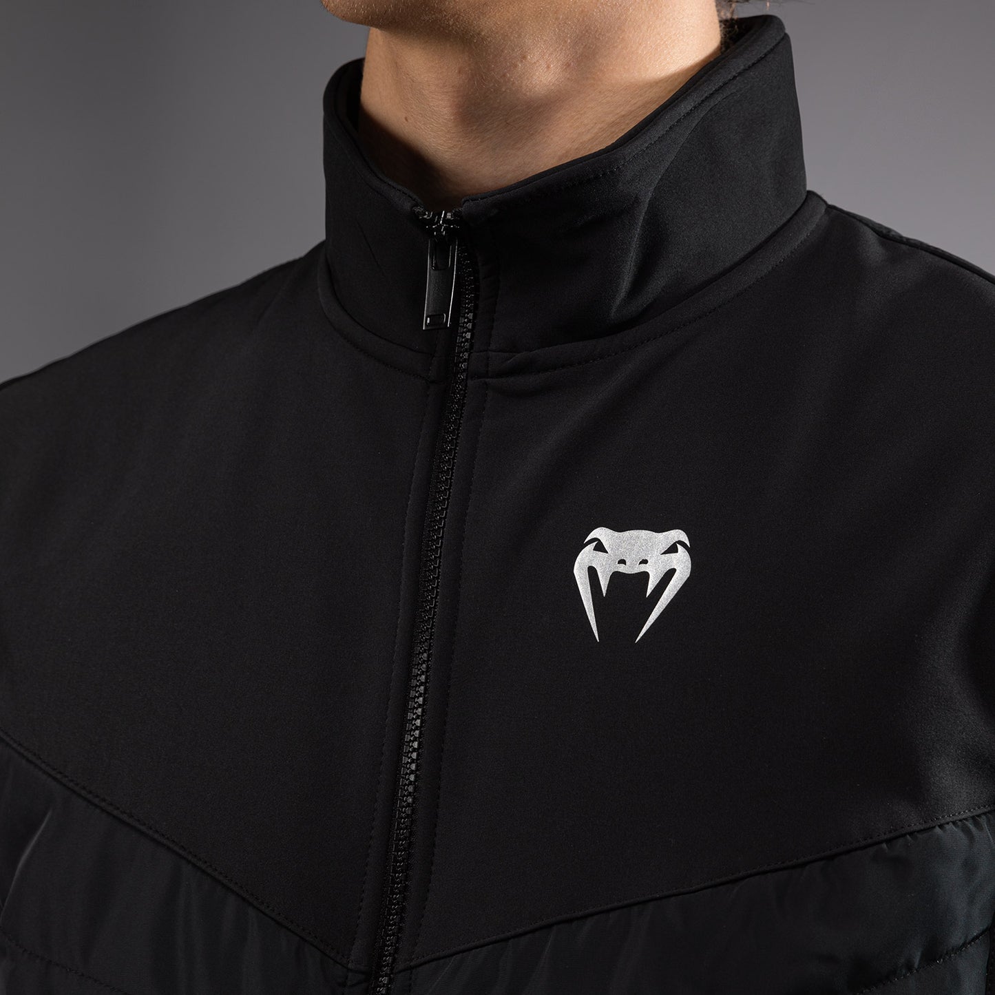 Venum Paddock Chaqueta Softshell Manga Corta - Negro
