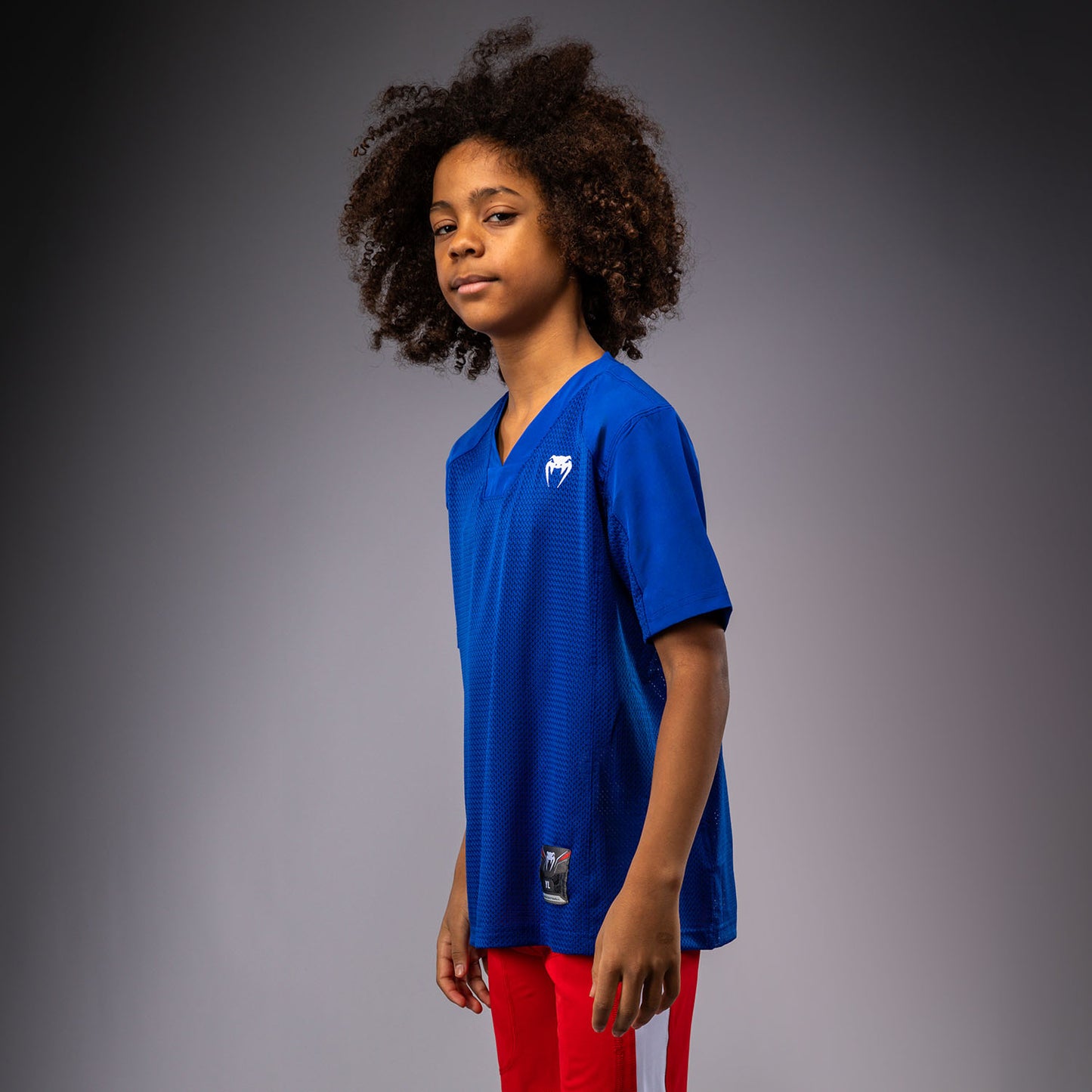 Venum Elite Football Camiseta de Fútbol Manga Corta Para Niños - Azul Real
