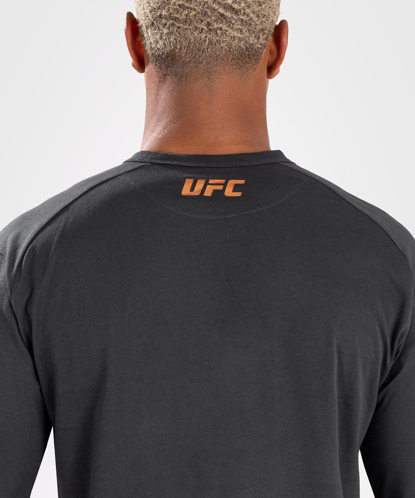 UFC Adrenaline By Venum Fight Week Camiseta de Manga Larga para Hombre - Gris Antracita