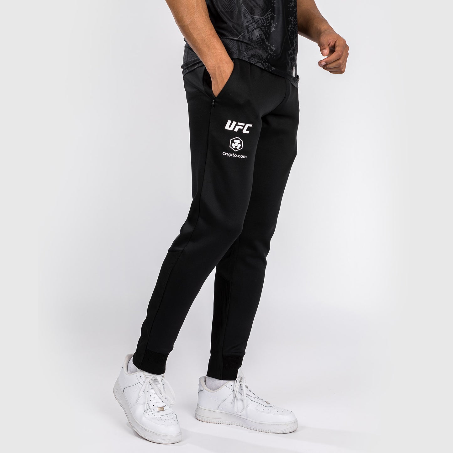 UFC Adrenaline by Venum Authentic Fight Night Pantalón Walkout para Hombre - Negro