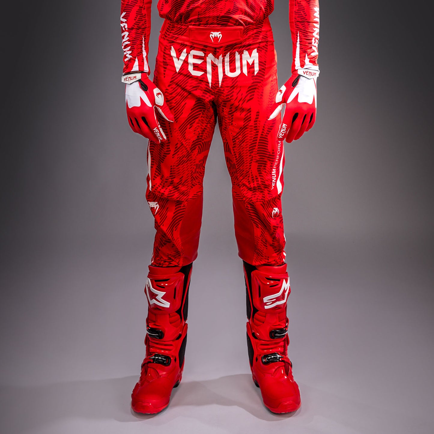 Venum MX Elite Pantalón de Motorsports - Rojo