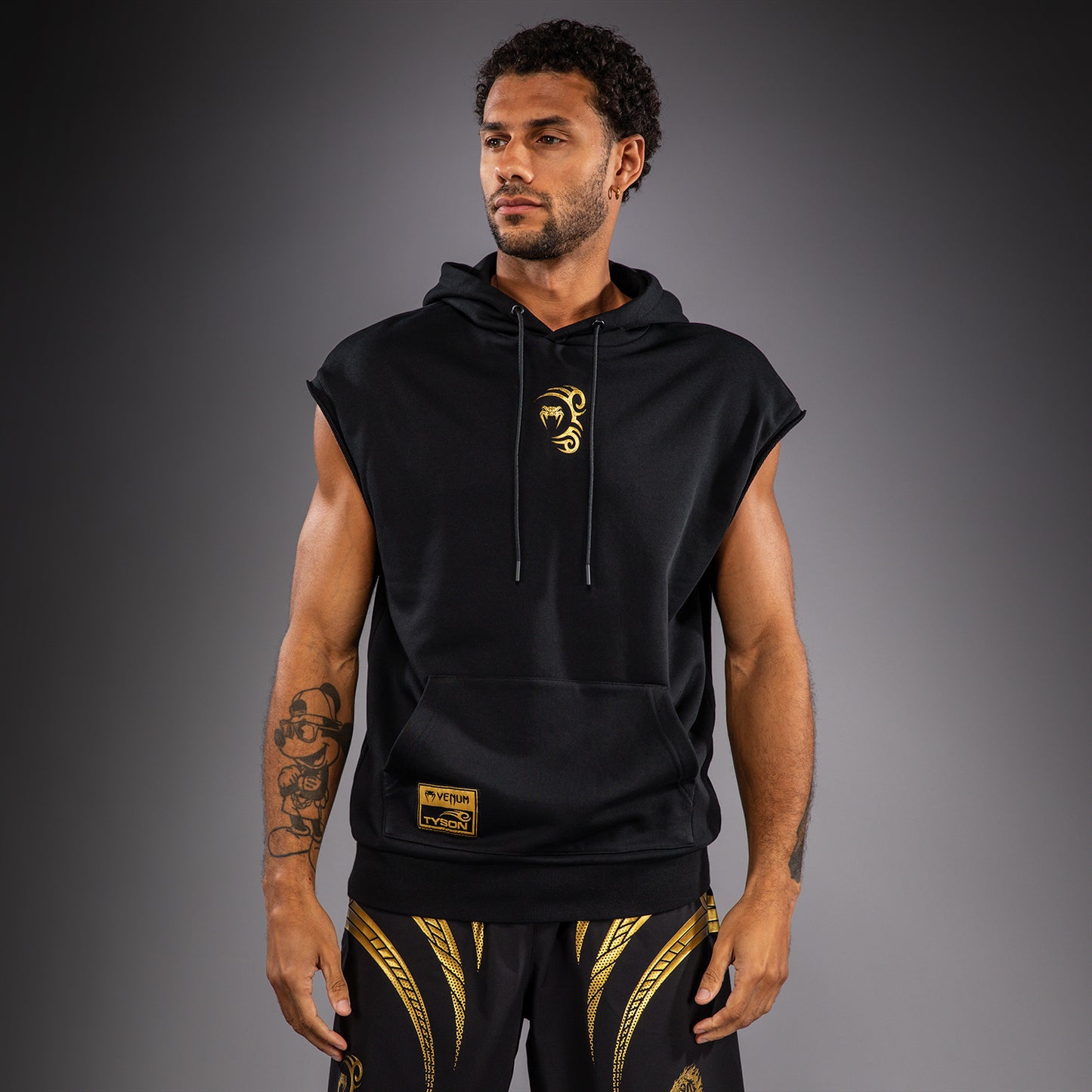 Venum x Mike Tyson Tiger Sudadera Sin Mangas Tiger - Negro/Oro
