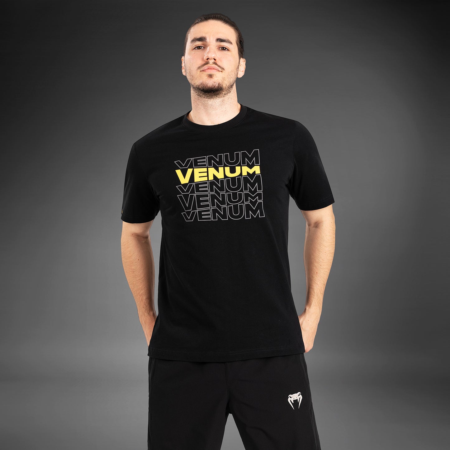 Venum Vertigo Camiseta de Manga Corta para Hombre - Negra/Amarilla