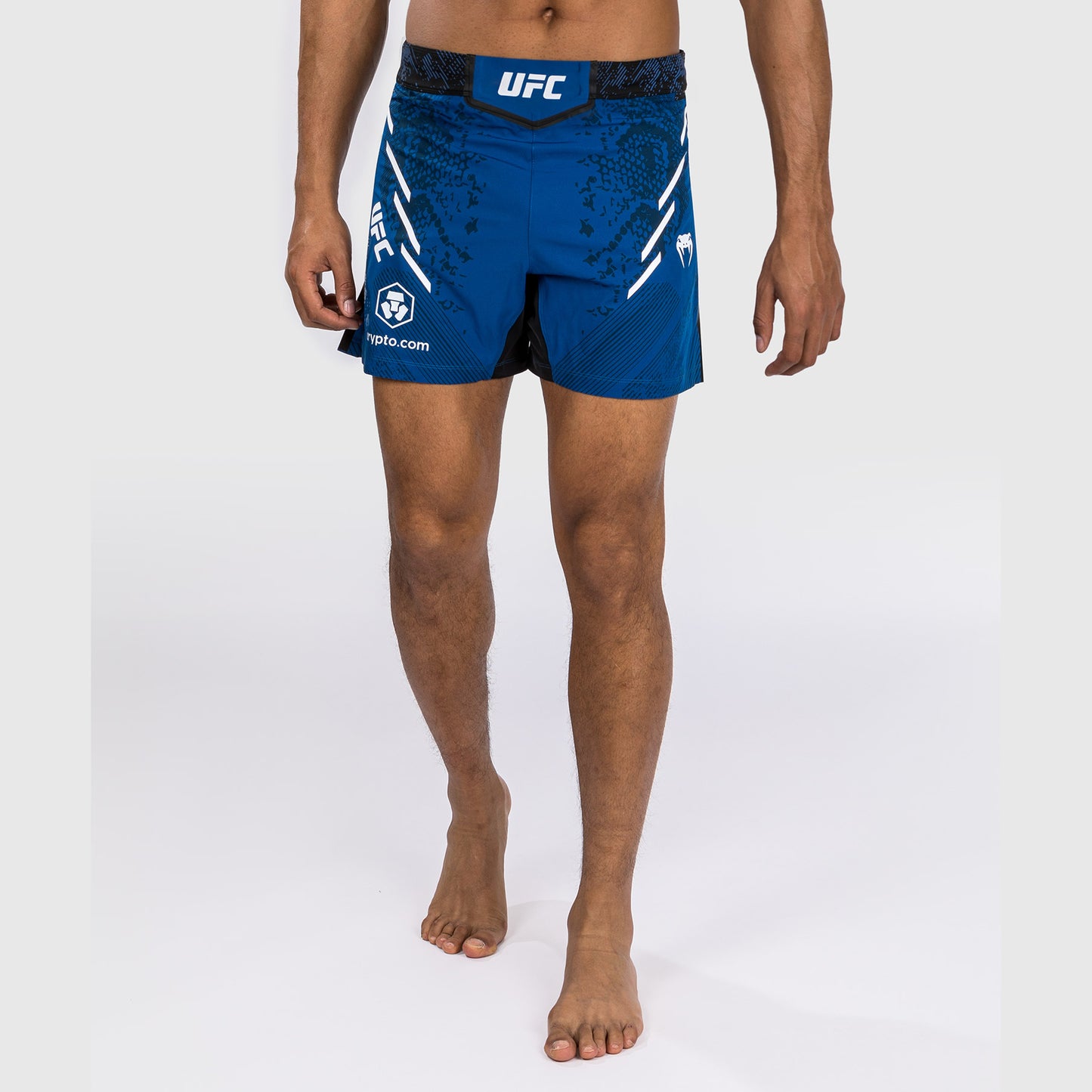 Pantalón Corto UFC Adrenaline by Venum Personalized Authentic Fight Night, Hombre - Corte Corto - Azul