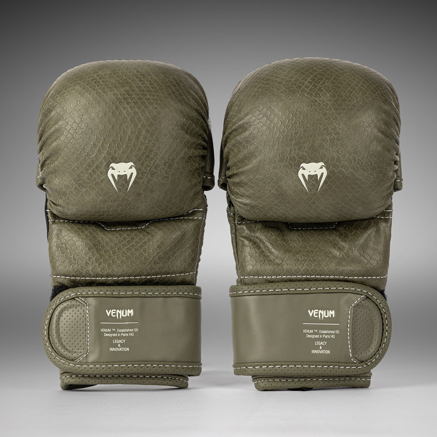 Venum Impact Evo Scales Guantes de Sparring MMA – Verde Ejército