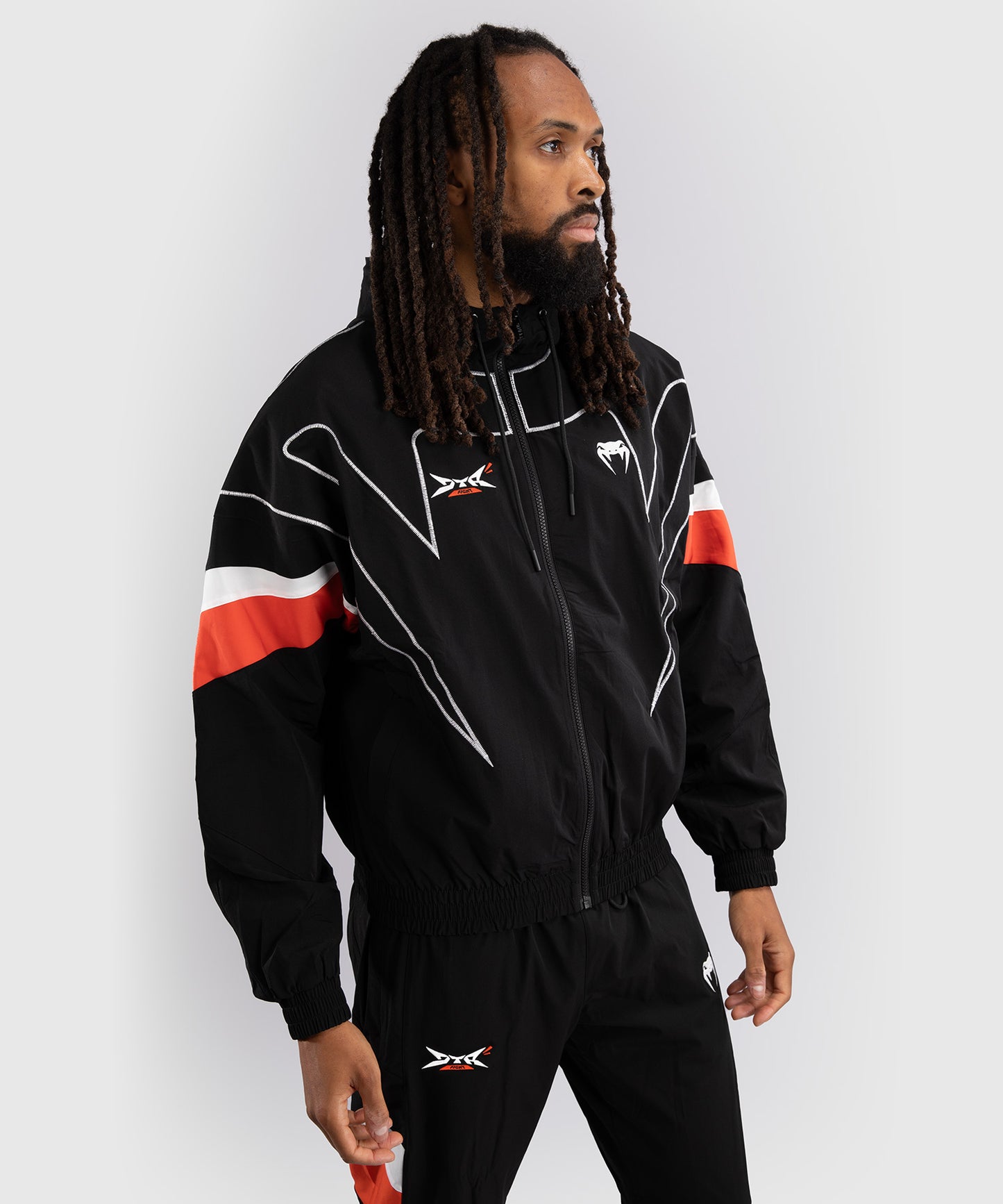 Venum x DTR Fight Attack 90 Chaqueta de Chándal - Negro/Naranja