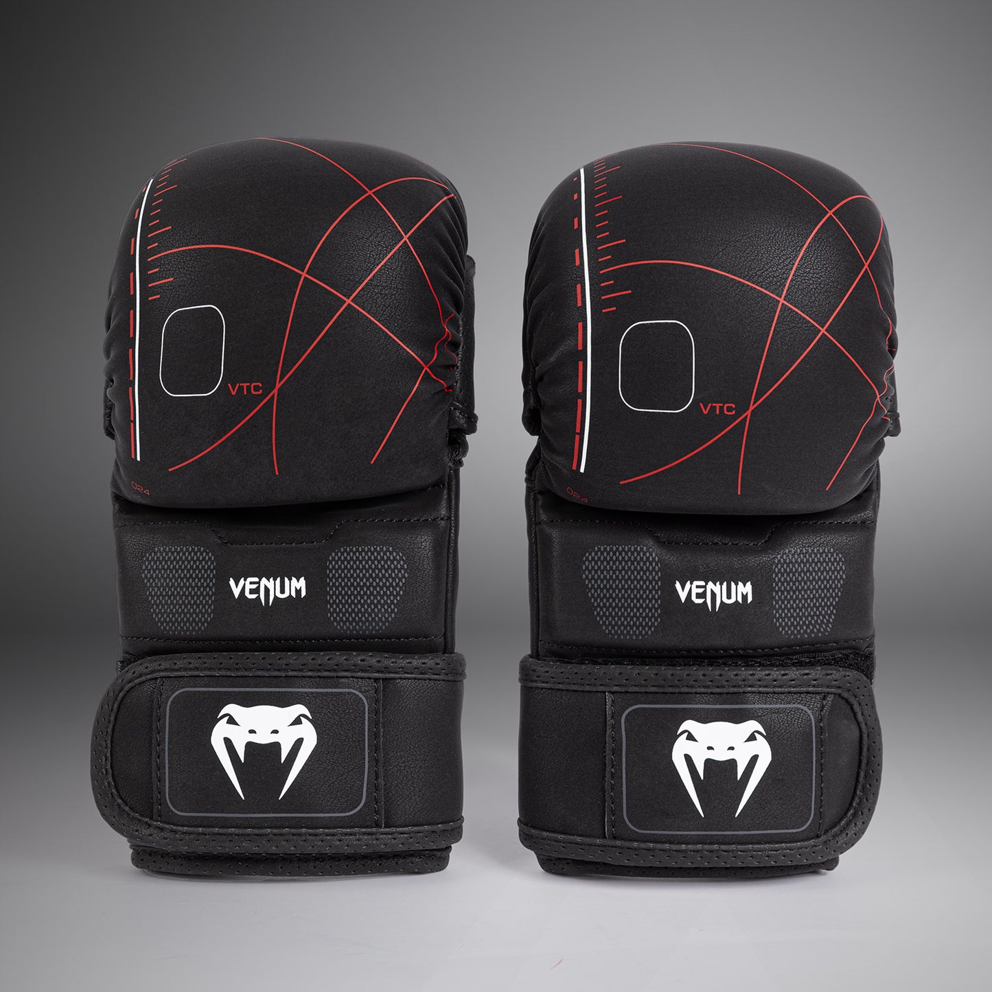 Venum Tactical XT Guantes de combate MMA - Negro/Rojo Fuego