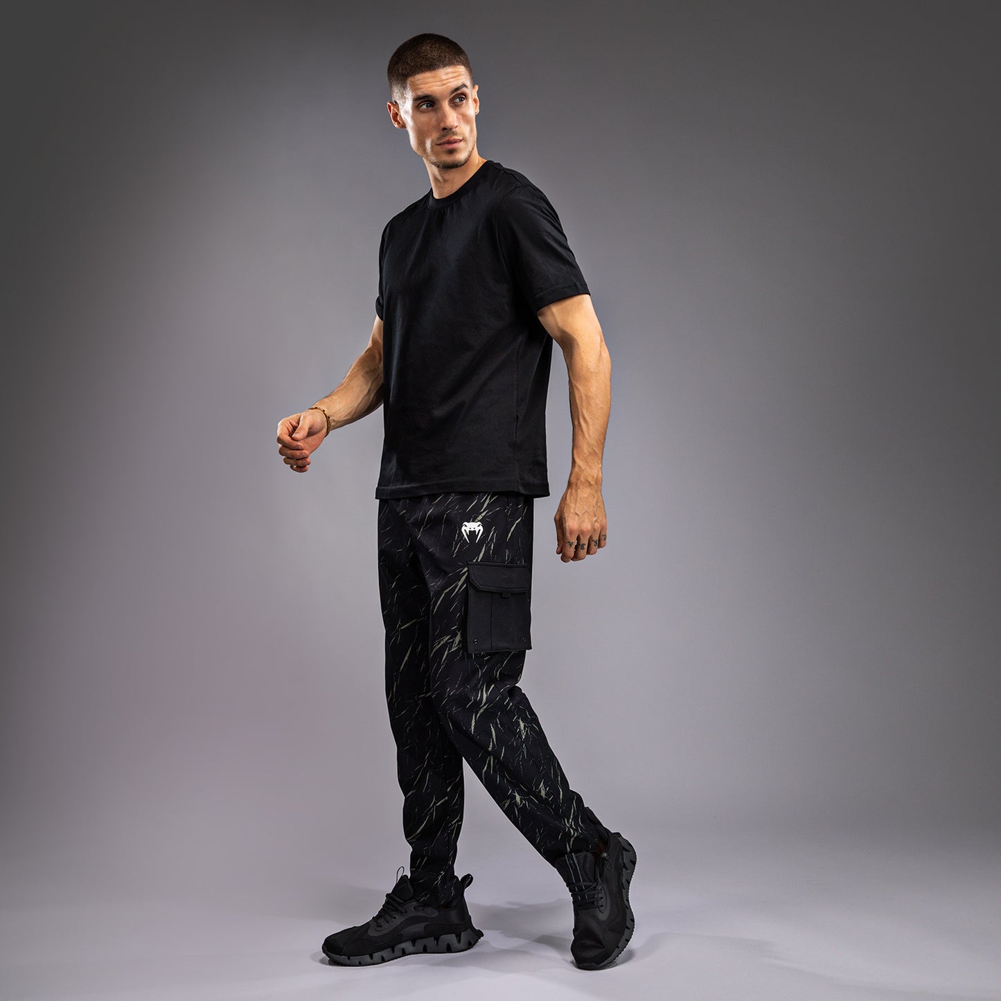 Venum Trooper Pantalones de Chándal Para Hombre - Negro/Arena Piedra
