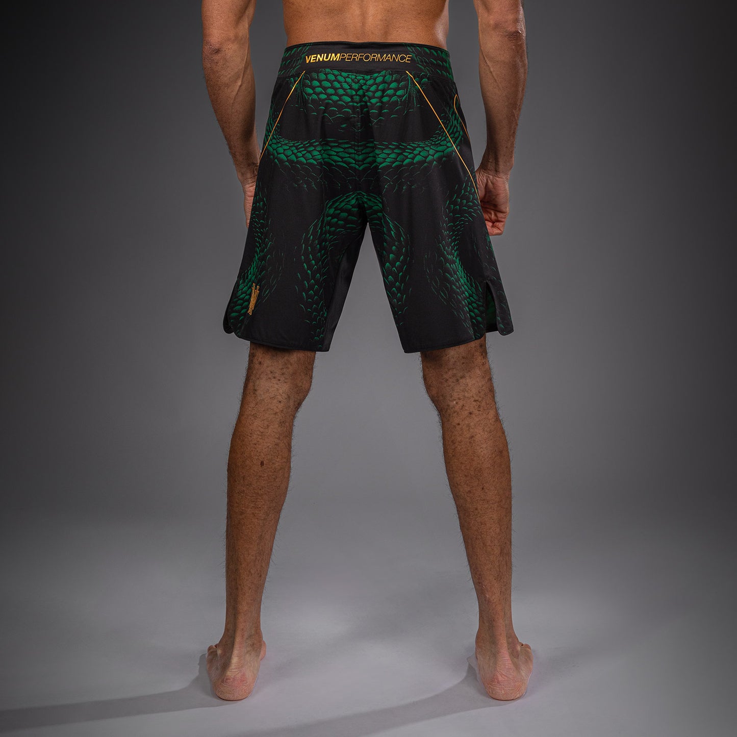 Venum Matupa Short de Combate - Negro/Verde/Oro