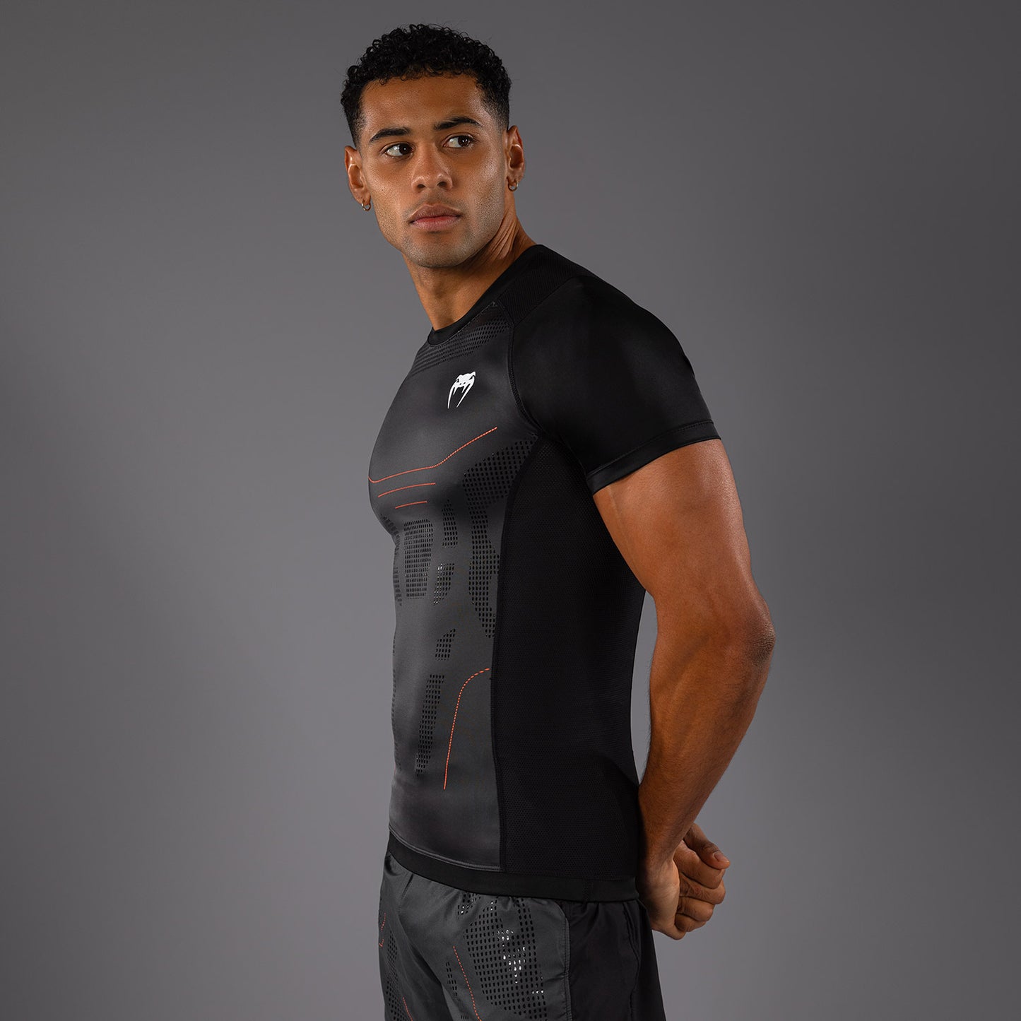 Venum Technical 3.0 Camiseta de Manga Corta Rashguard - Grafito