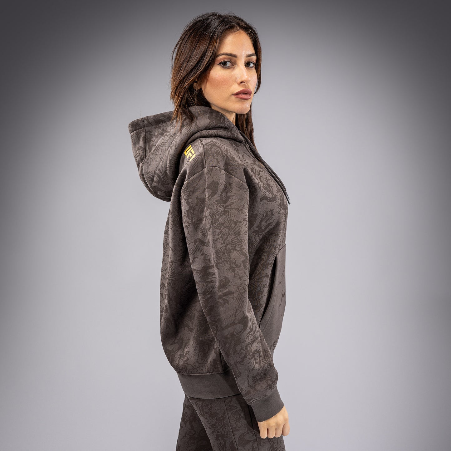 UFC Fusion by Venum Fight Week Sudadera con Capucha para Mujer - Marrón tierra