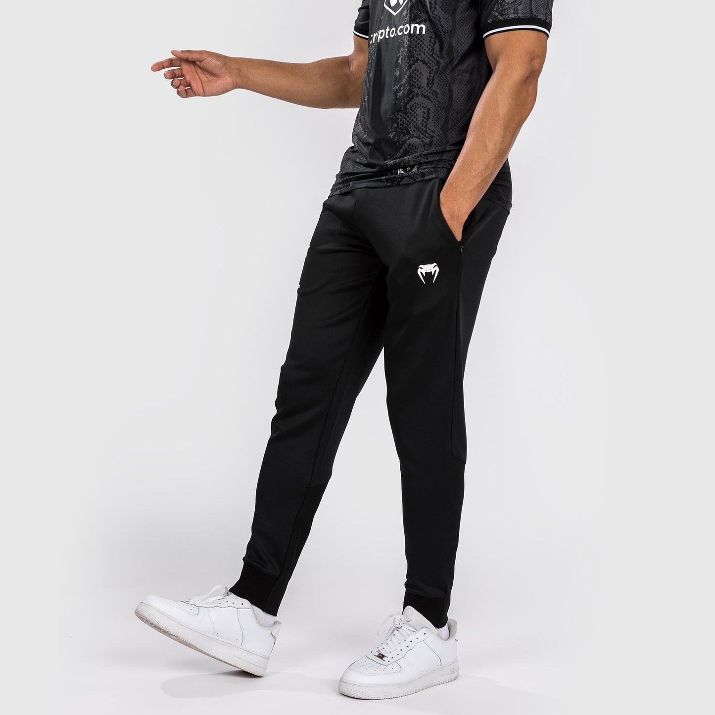 UFC Adrenaline by Venum Authentic Fight Night Pantalón Walkout para Hombre - Negro