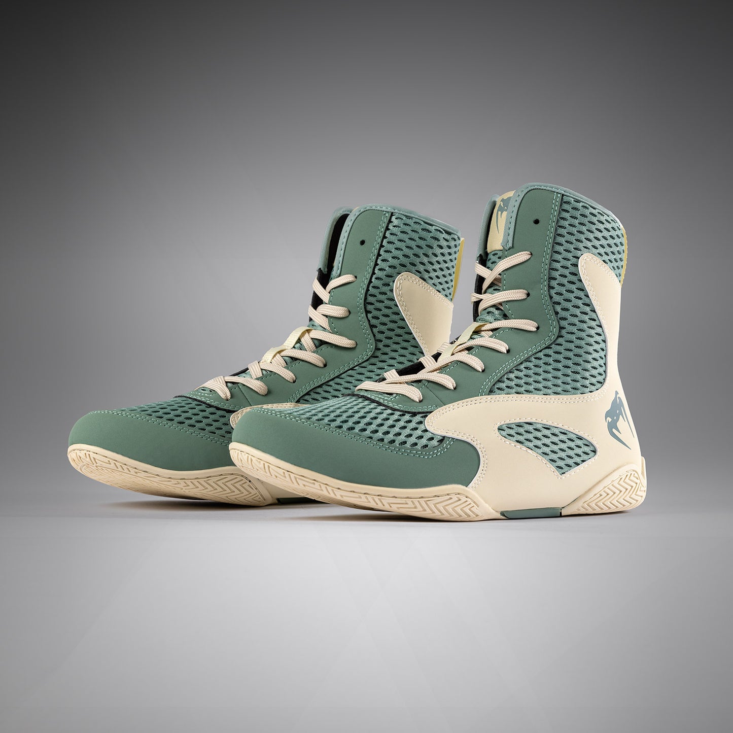 Venum Contender Zapatillas de Boxeo - Verde Aqua/Marfil