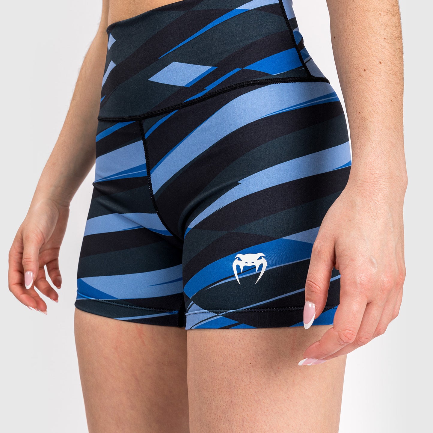 Venum Abyss Shorts de Compresión para Mujer - Azul Sombra