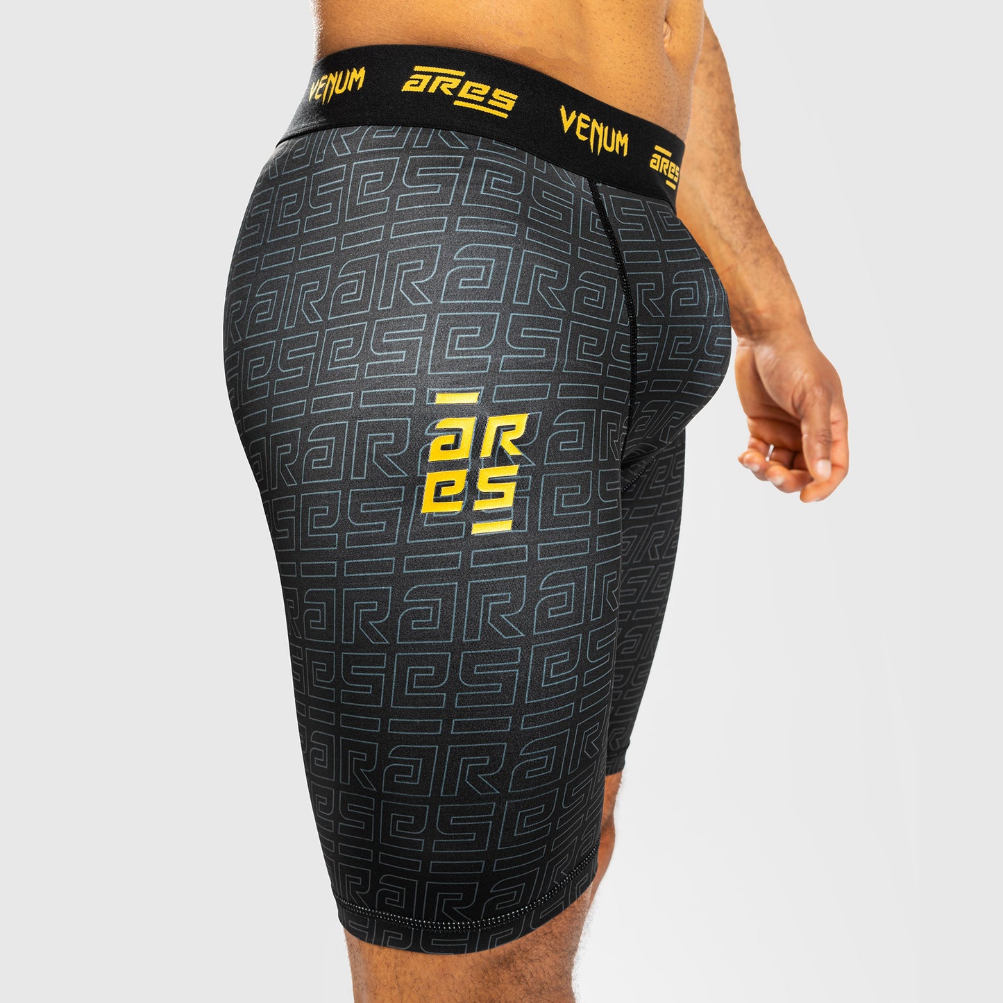 Venum x Ares Pantalones Vale Tudo para Hombre - Negro/Dorado