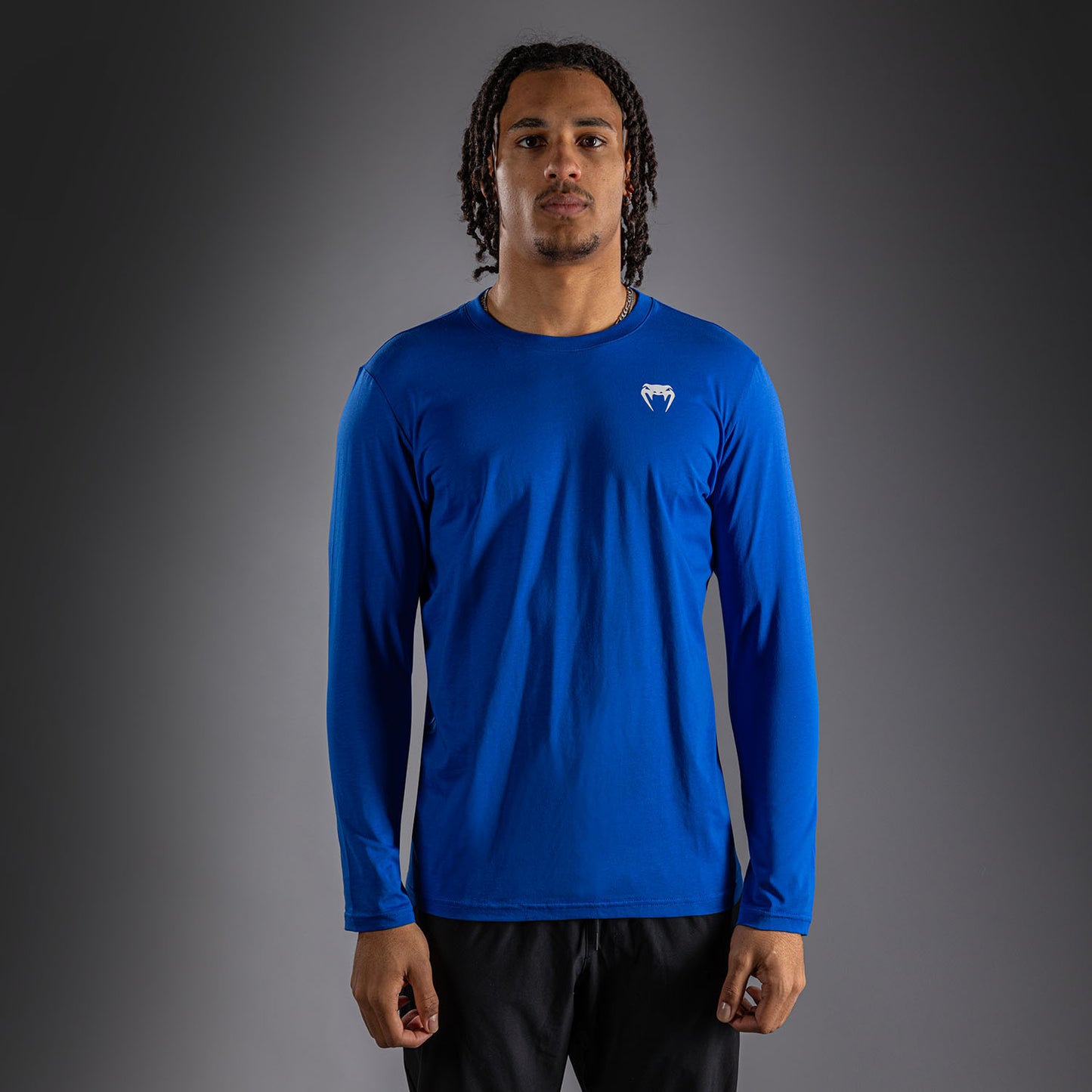 Venum Lineup Camiseta Manga Larga - Azul real/Blanco