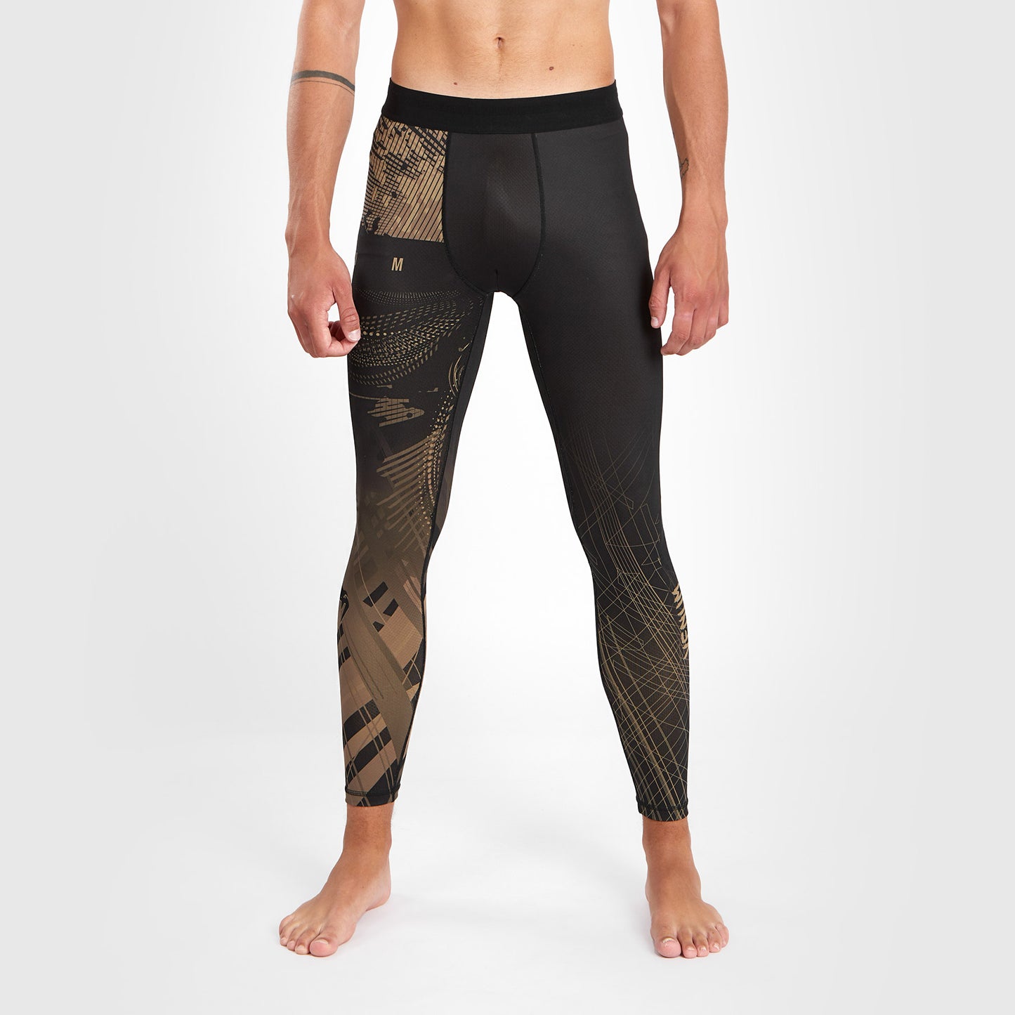 Venum Gorilla Jungle Pantalones de compresión - Negro/Arena
