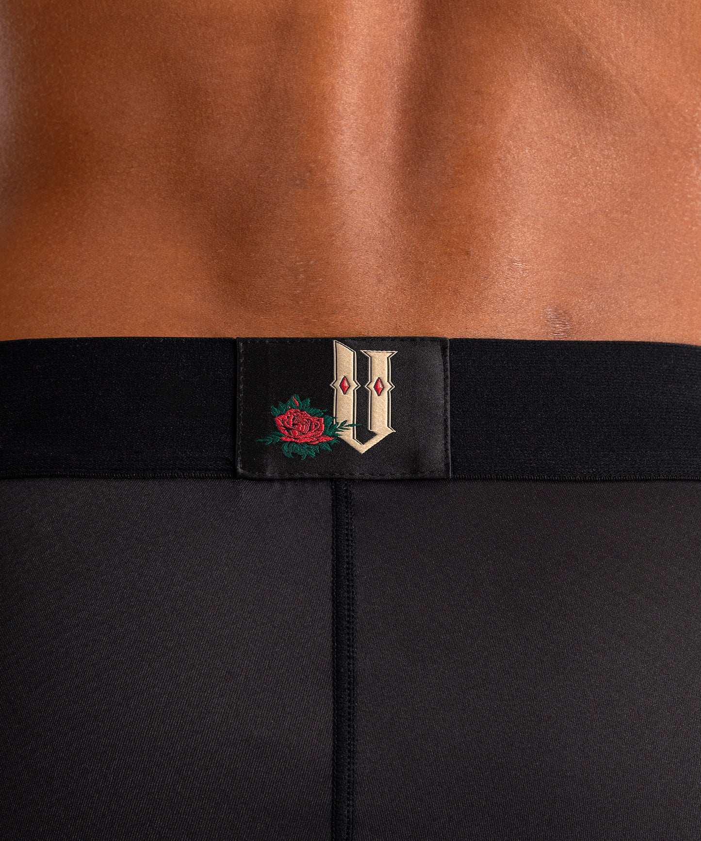 Venum Santa Muerte 5.0 Spats para Hombre - Negro Profundo/Oro