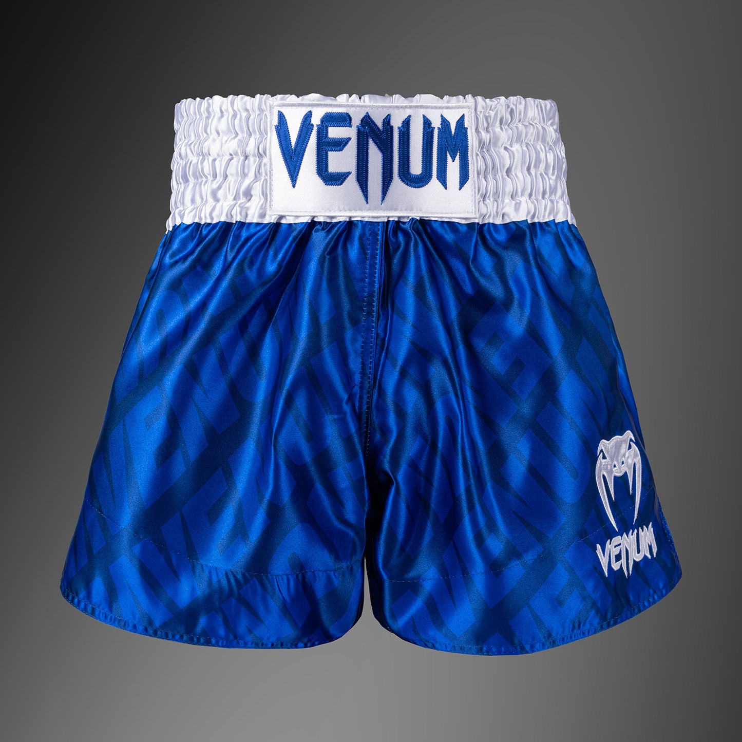 Venum Contender XT Pantalones Cortos Muay Thai – Azul Real/Blanco